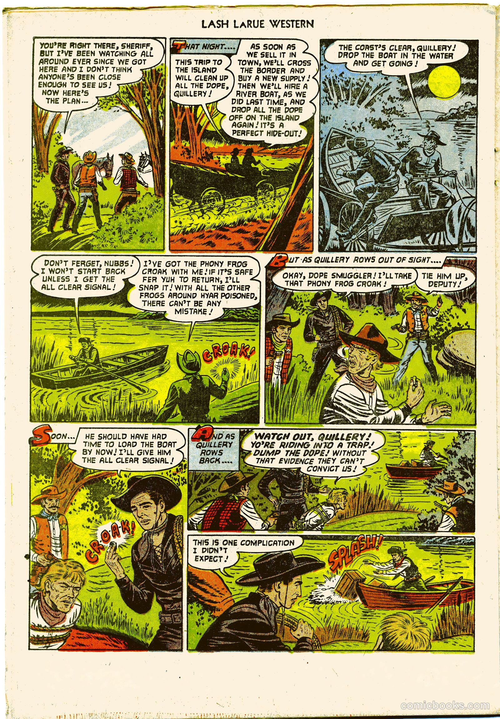 Lash LaRue Western #27 — page 22 of 36