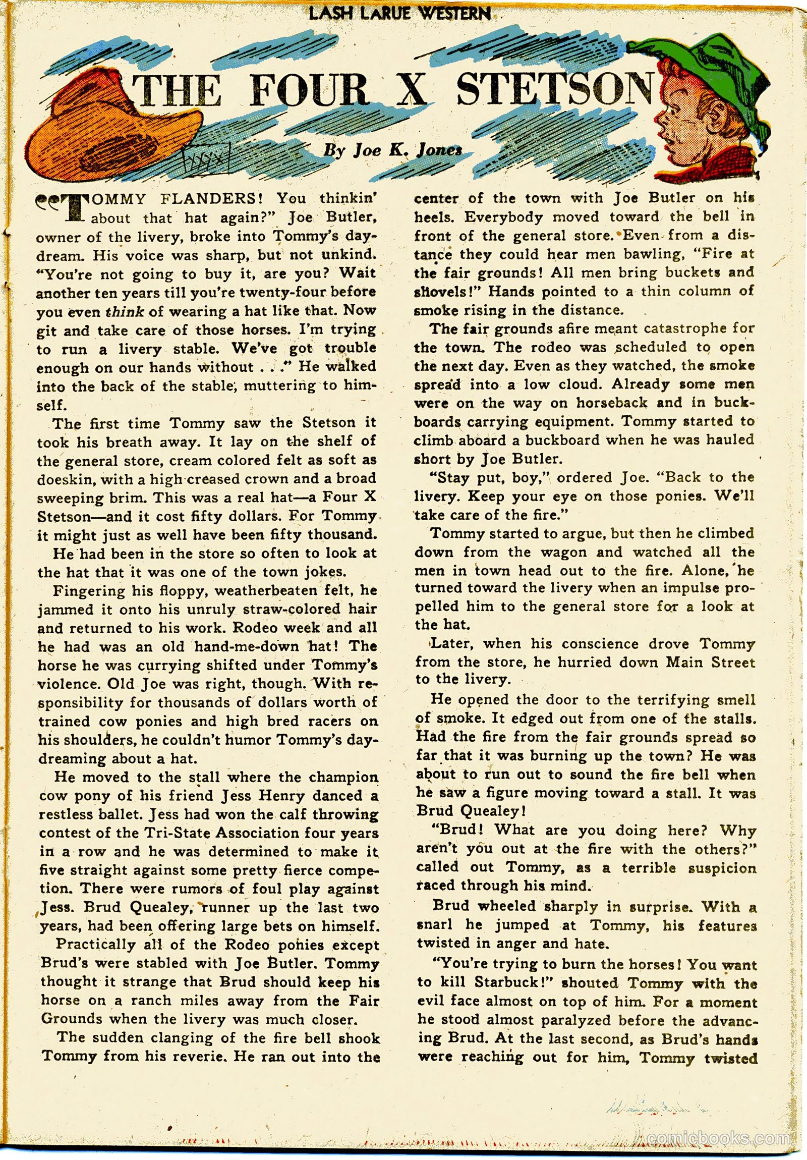 Lash LaRue Western #27 — page 25 of 36