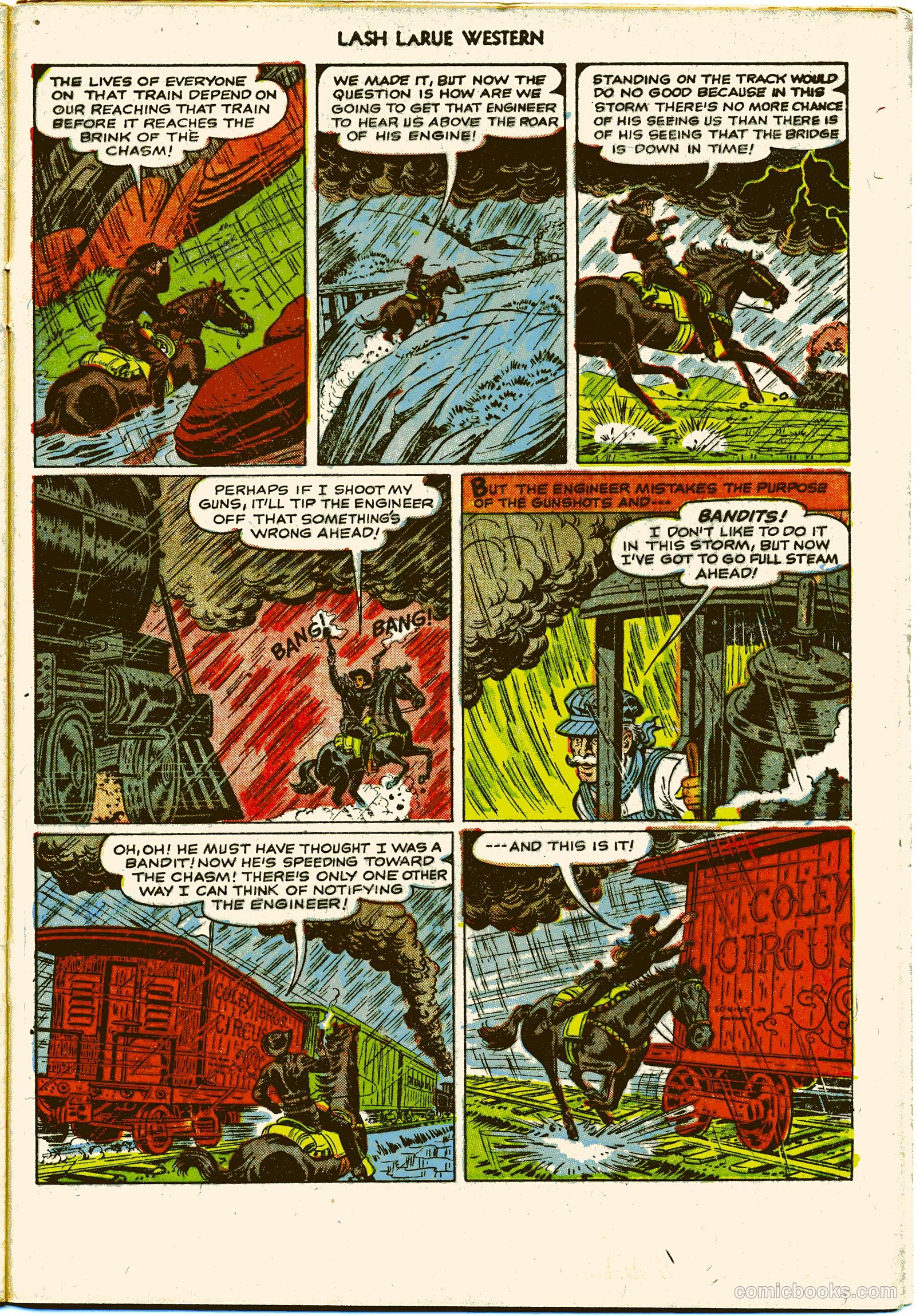 Lash LaRue Western #27 — page 29 of 36