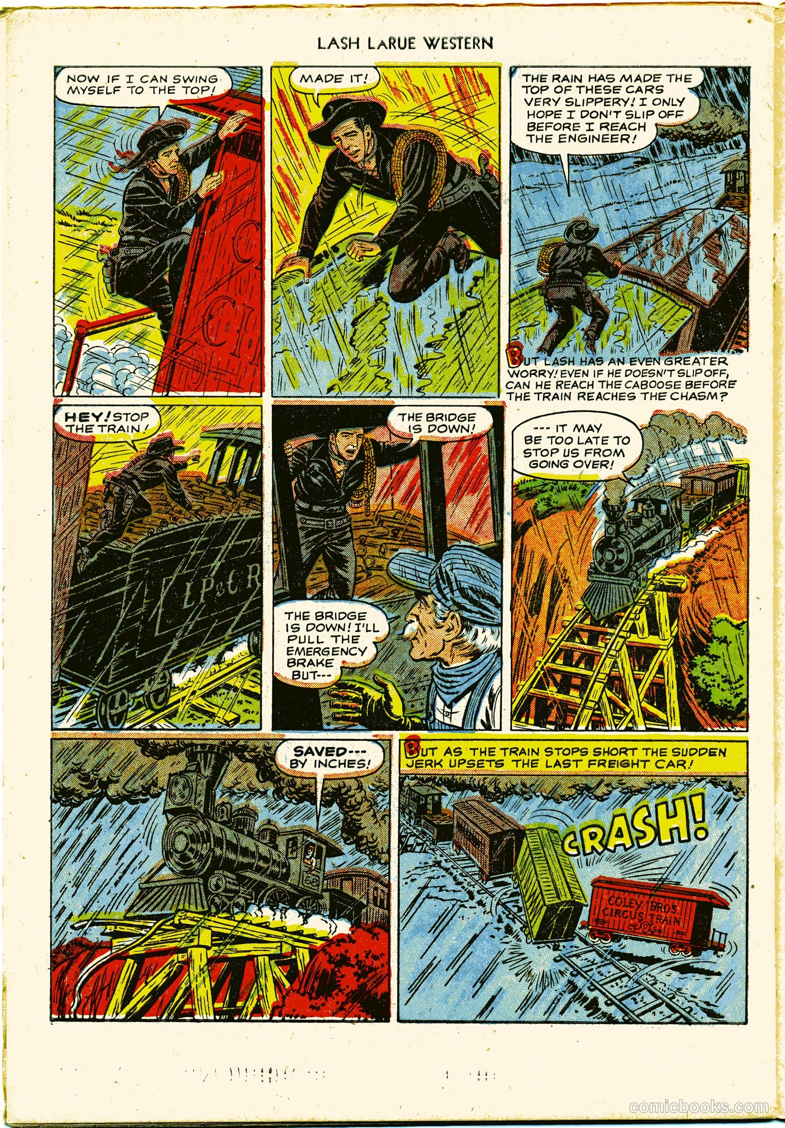 Lash LaRue Western #27 — page 30 of 36