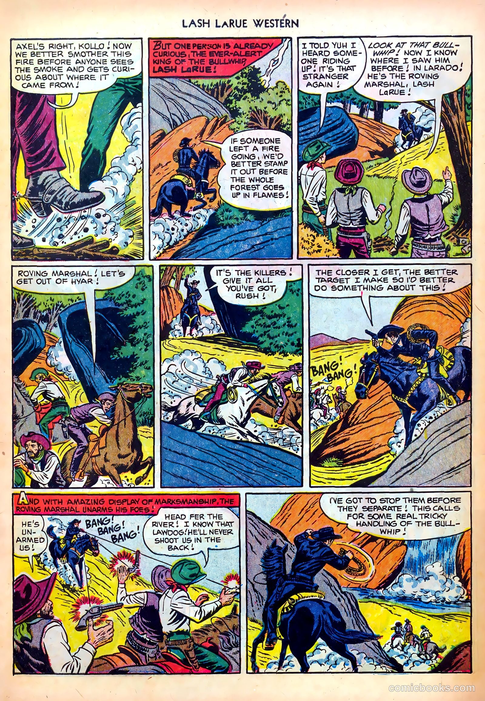 Lash LaRue Western #28 — page 7 of 36
