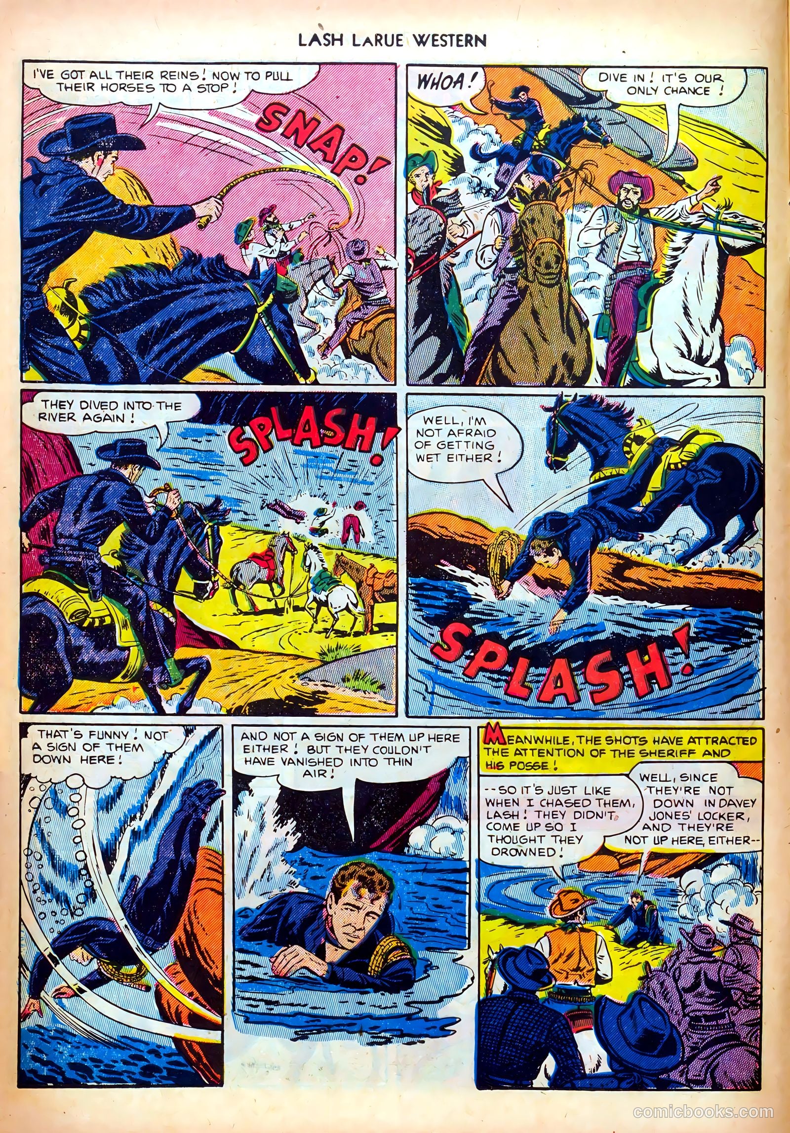 Lash LaRue Western #28 — page 8 of 36