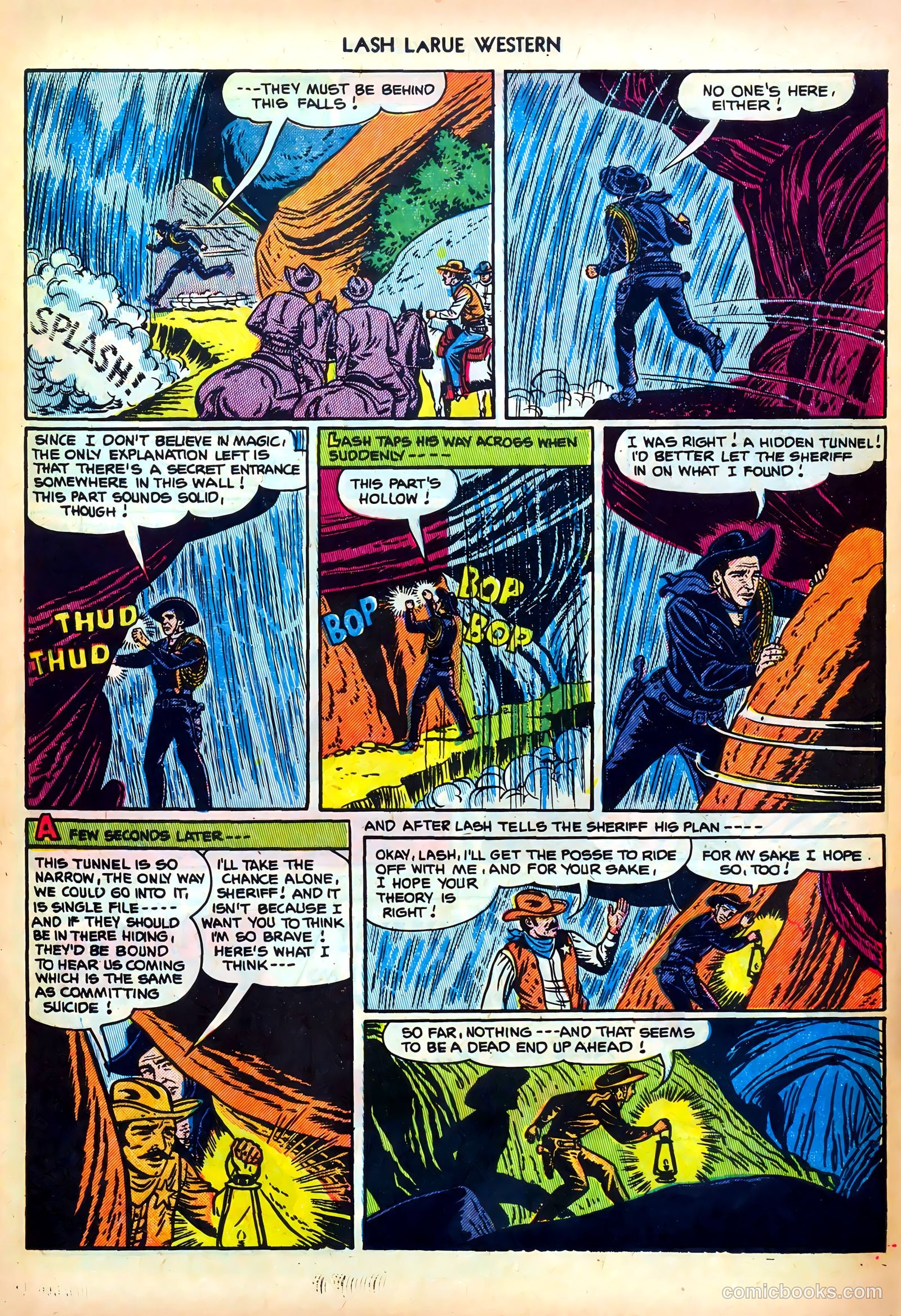 Lash LaRue Western #28 — page 9 of 36