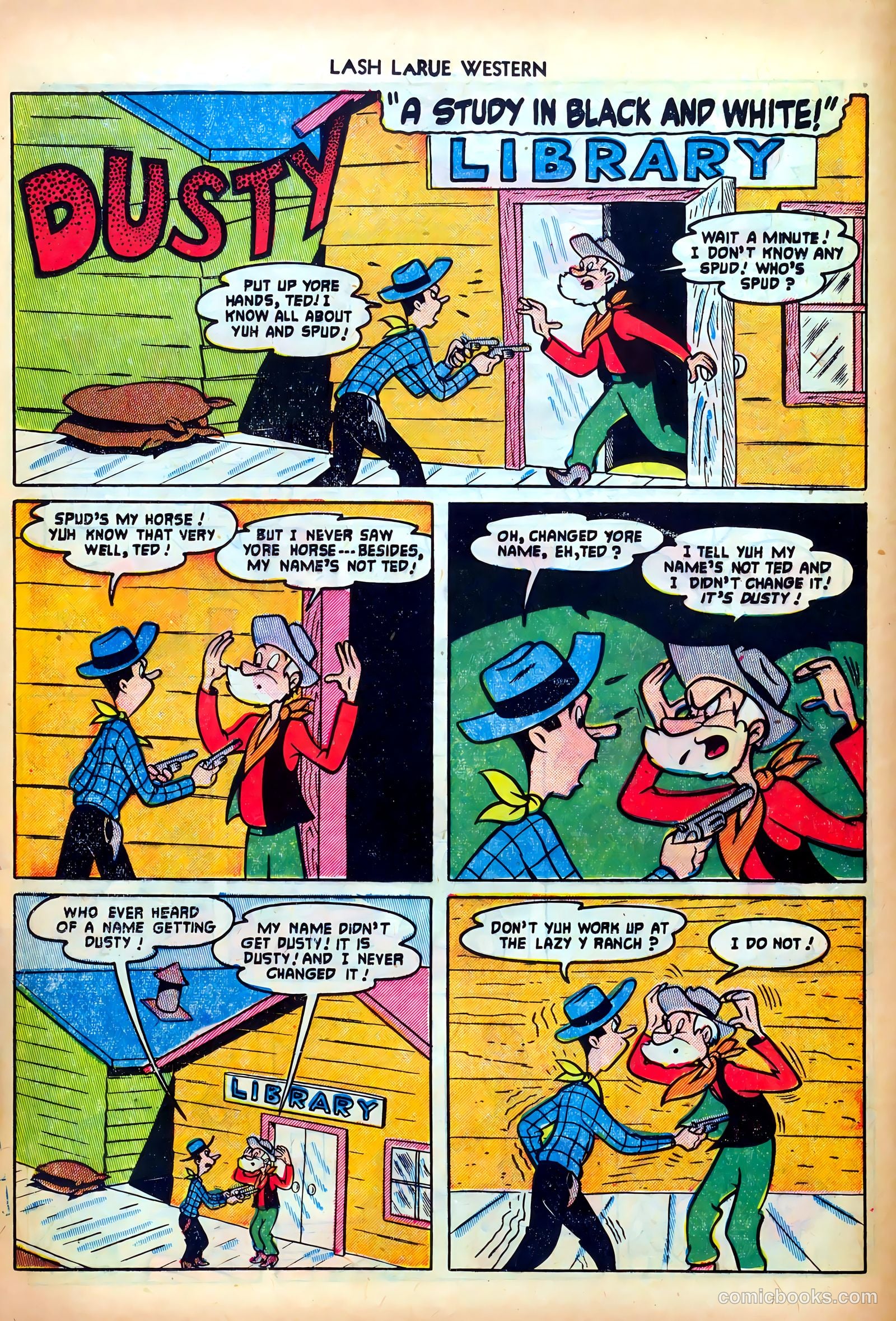 Lash LaRue Western #28 — page 12 of 36
