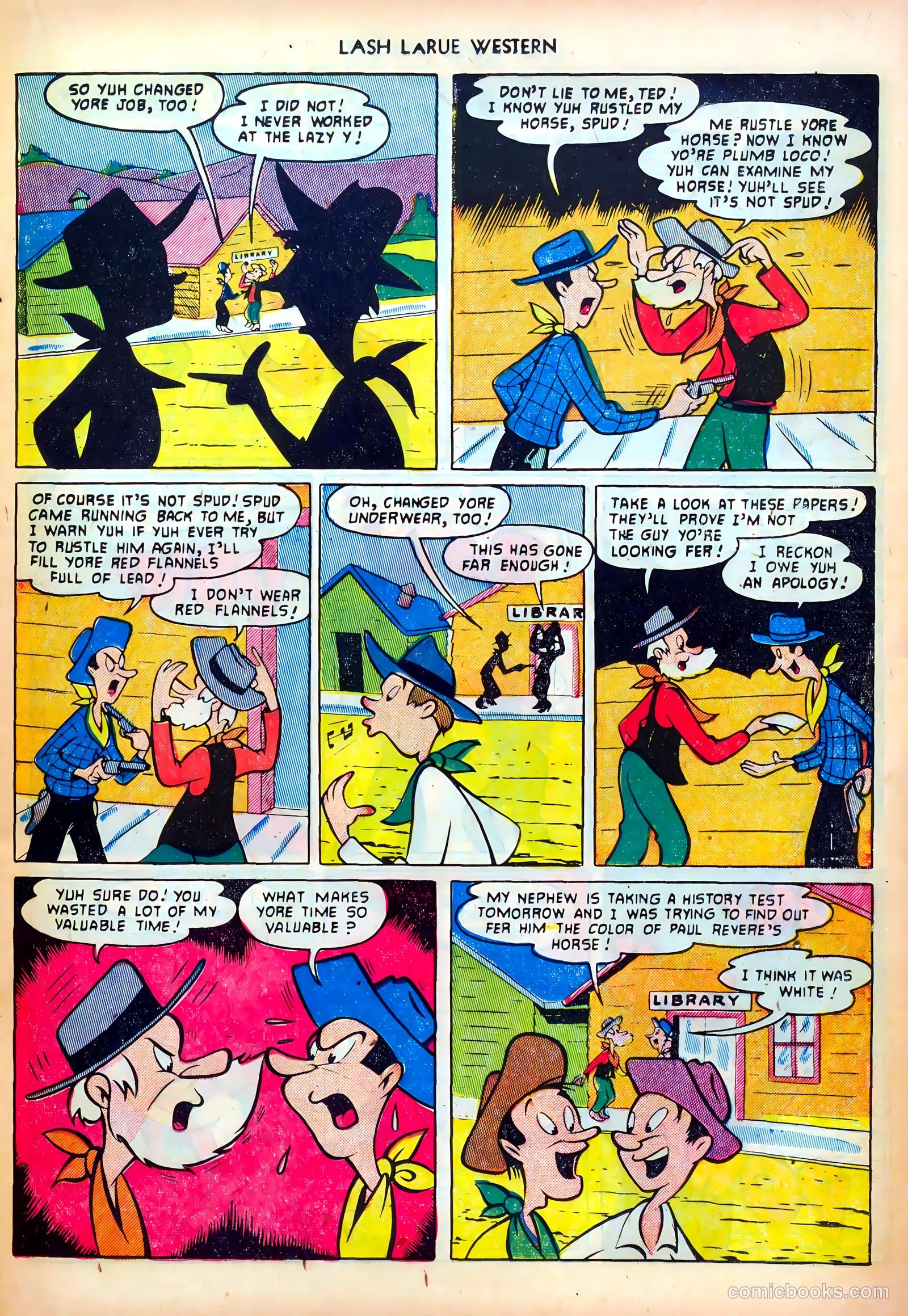 Lash LaRue Western #28 — page 13 of 36