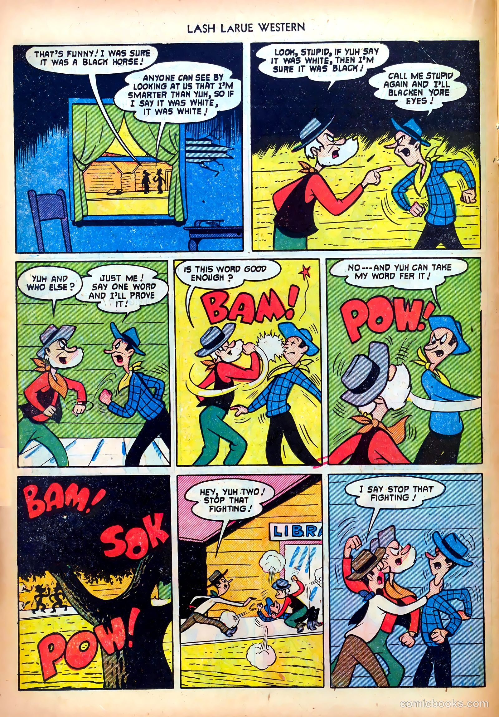 Lash LaRue Western #28 — page 14 of 36