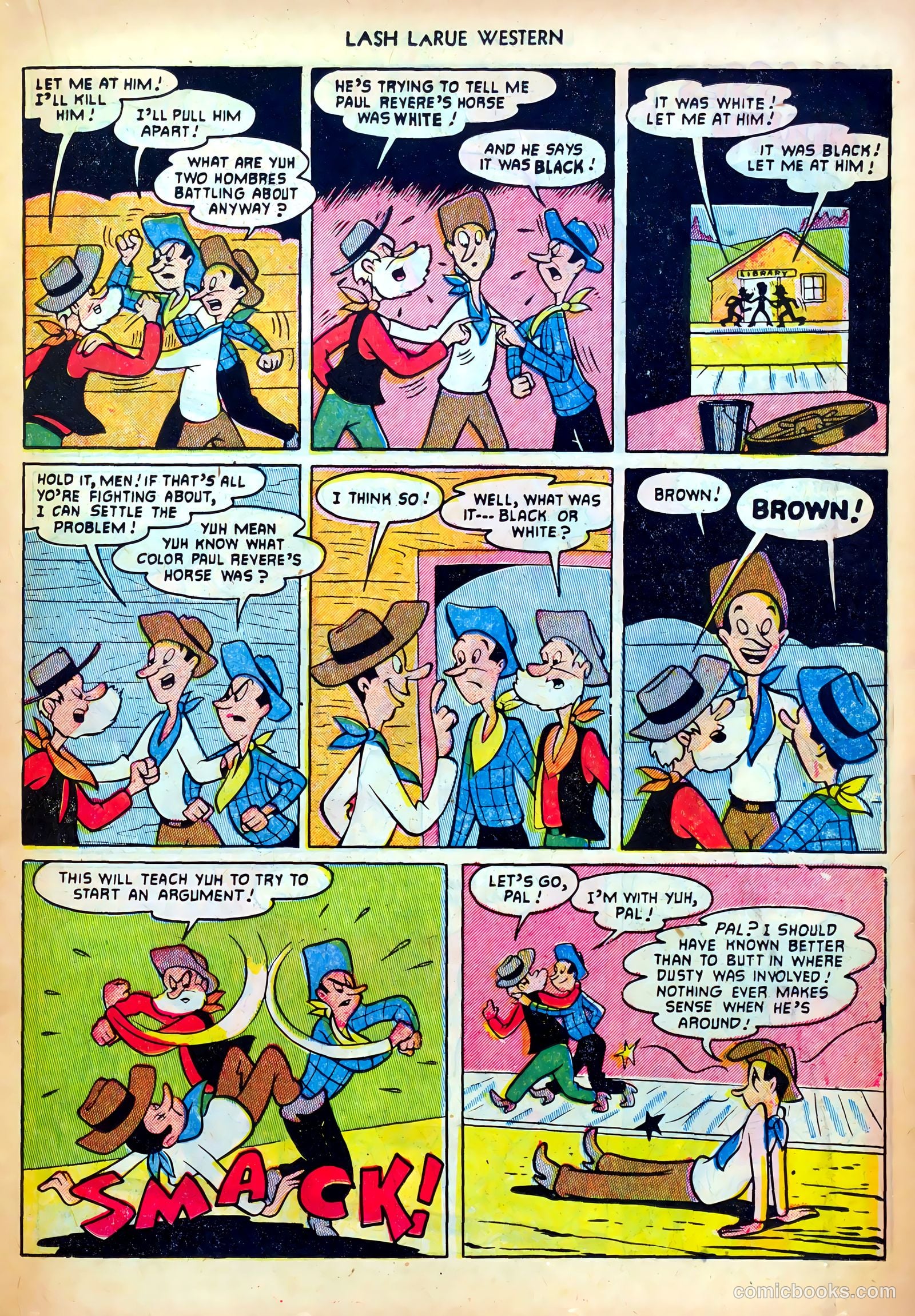 Lash LaRue Western #28 — page 15 of 36