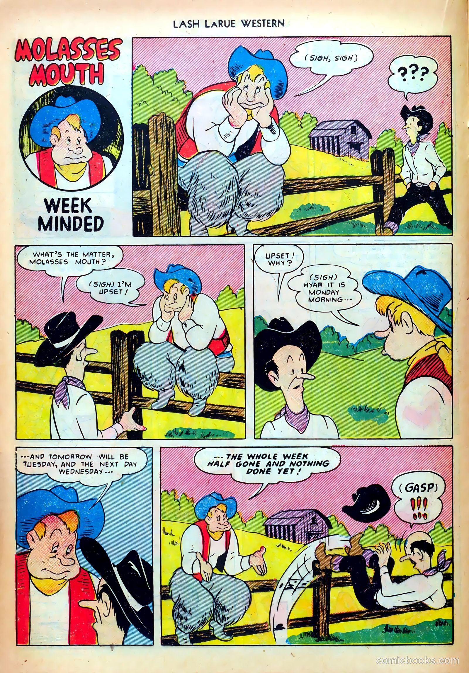 Lash LaRue Western #28 — page 16 of 36