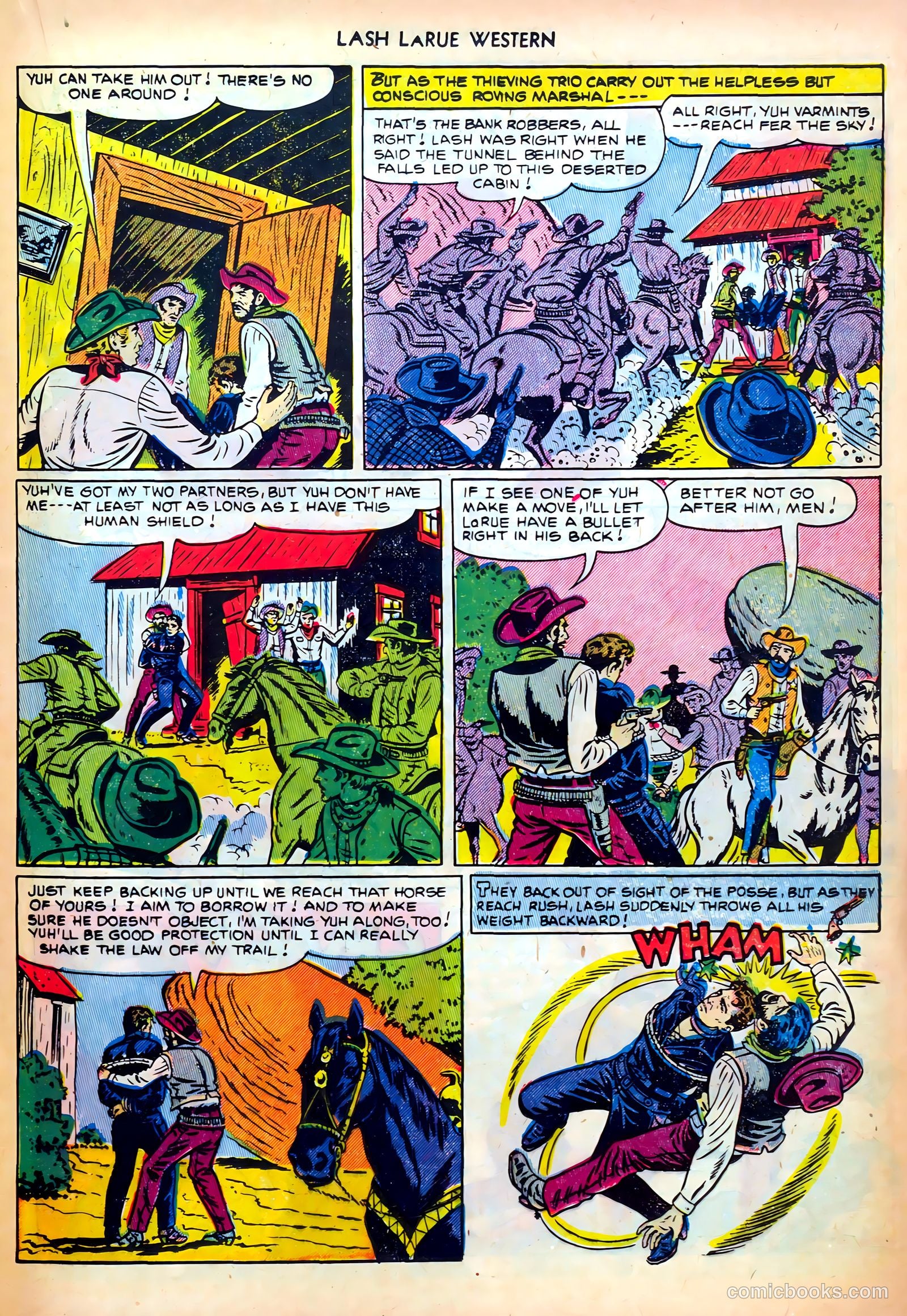 Lash LaRue Western #28 — page 21 of 36