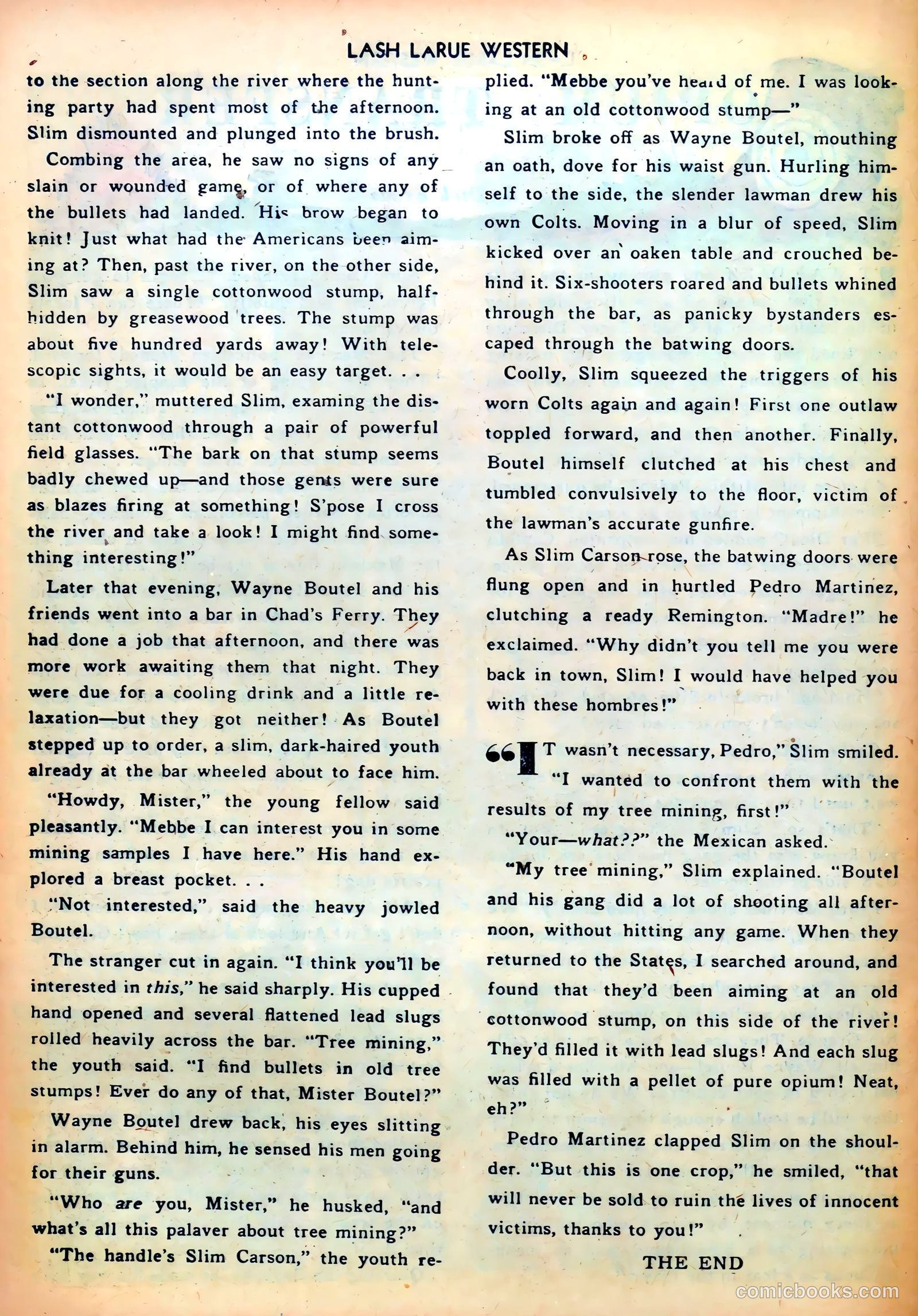 Lash LaRue Western #28 — page 26 of 36