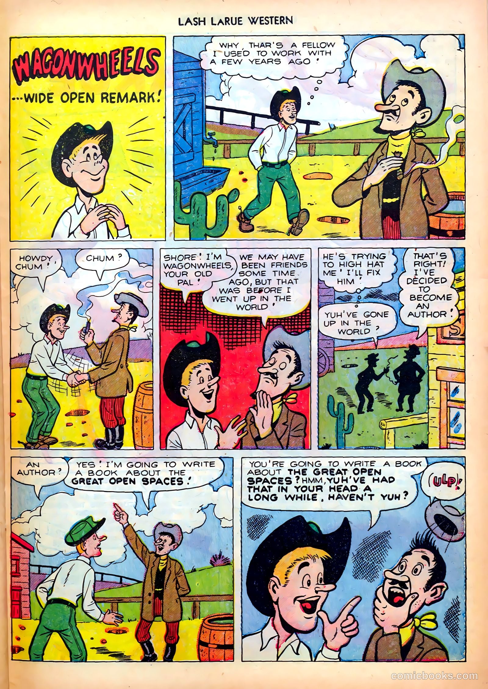 Lash LaRue Western #28 — page 27 of 36
