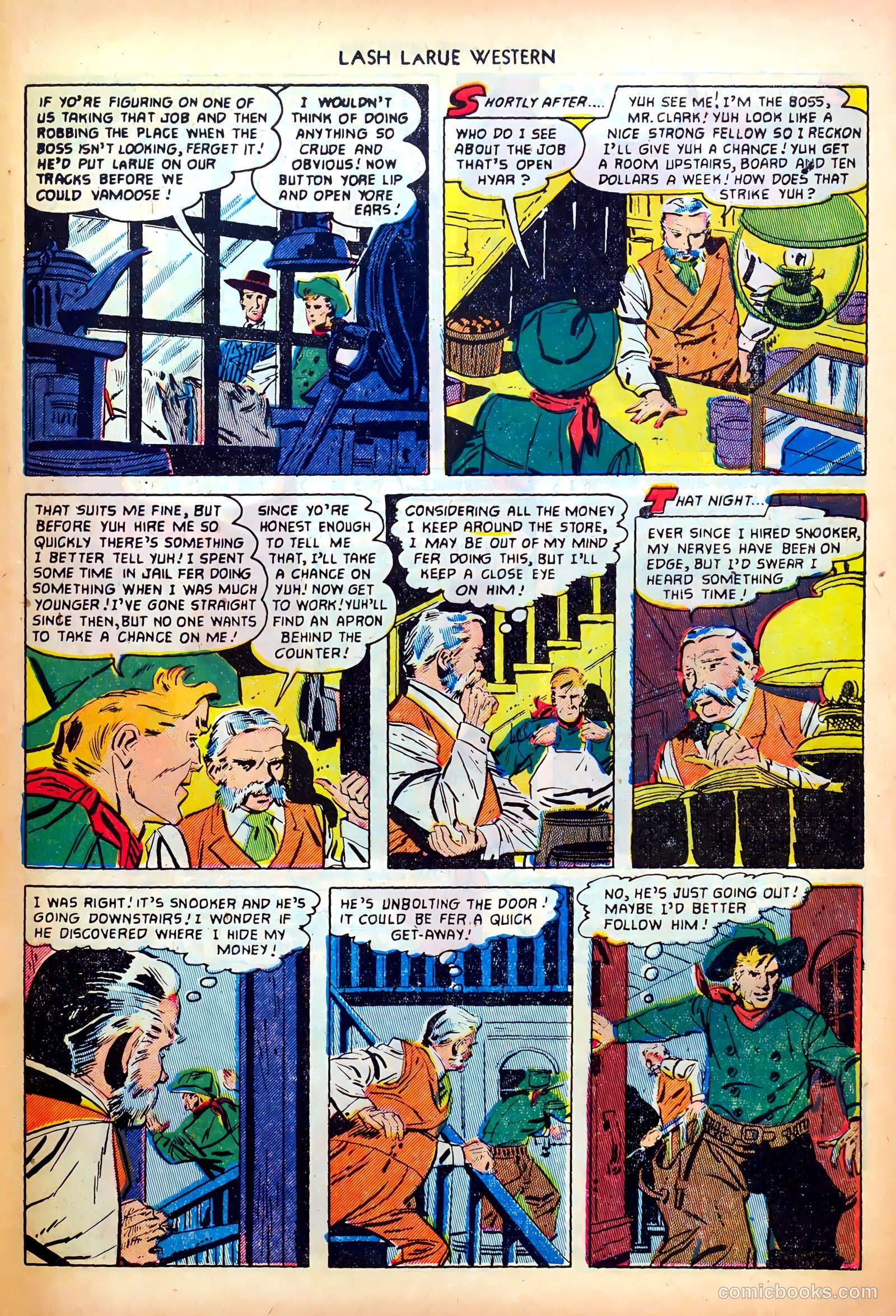 Lash LaRue Western #28 — page 29 of 36