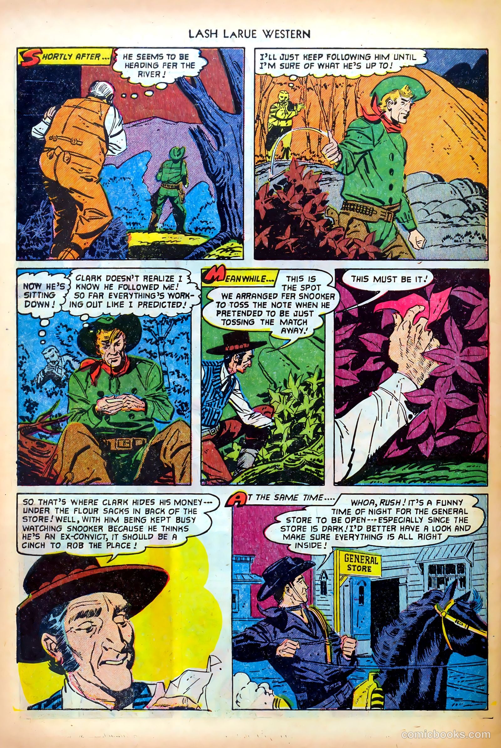 Lash LaRue Western #28 — page 30 of 36