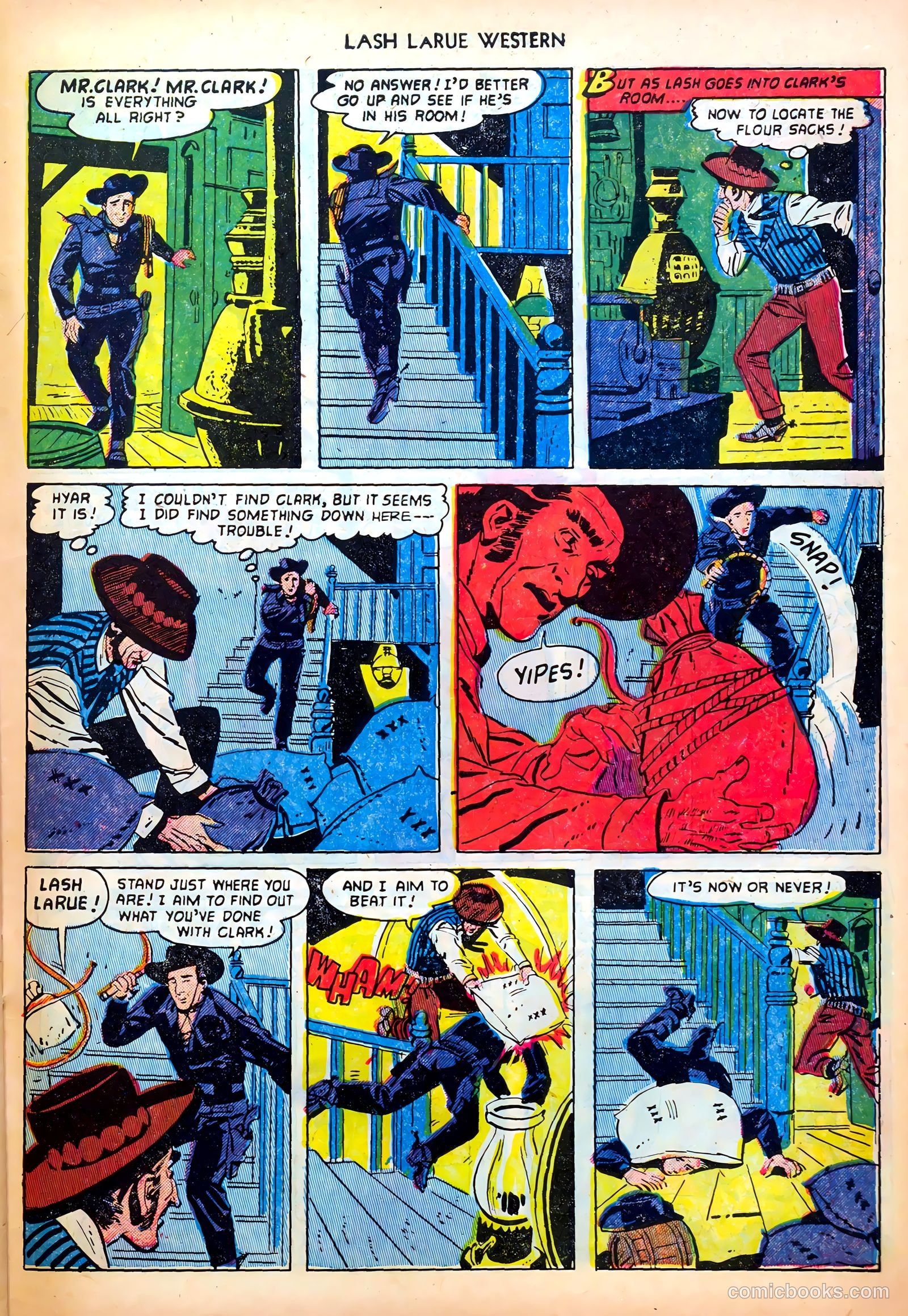 Lash LaRue Western #28 — page 31 of 36