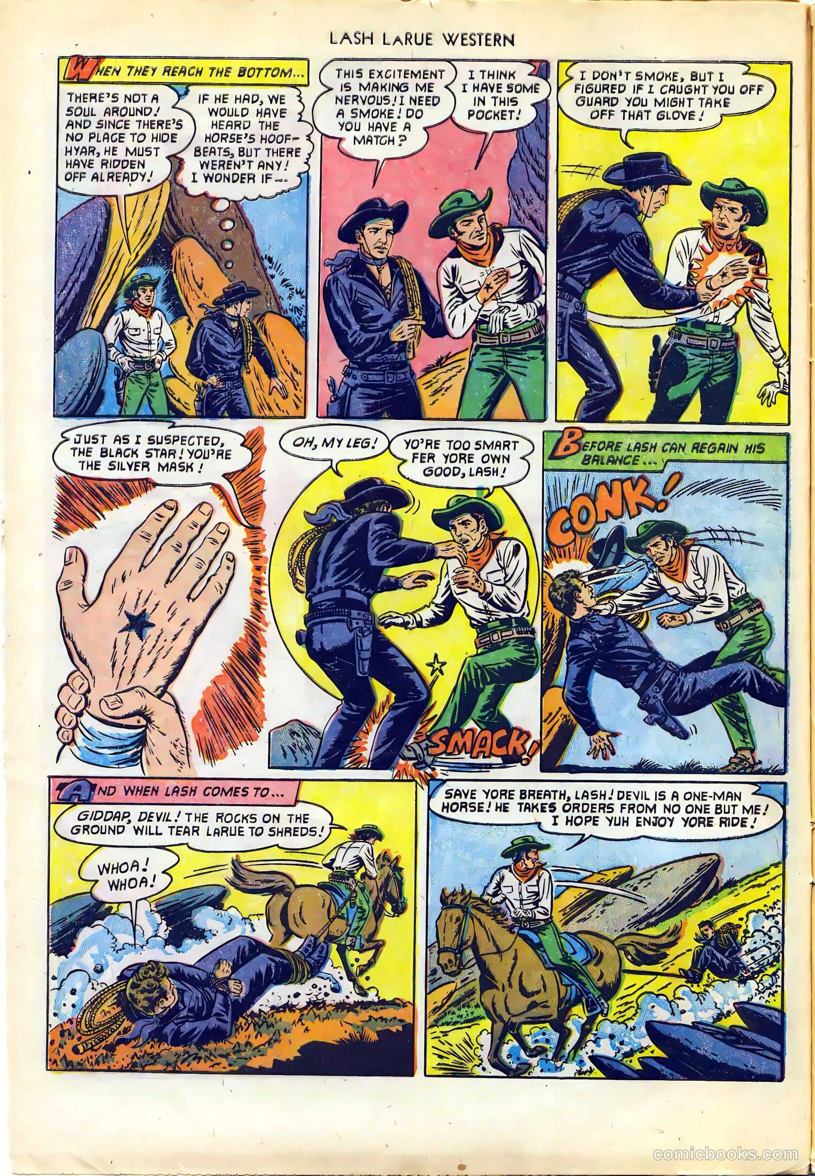 Lash LaRue Western #29 — page 8 of 36