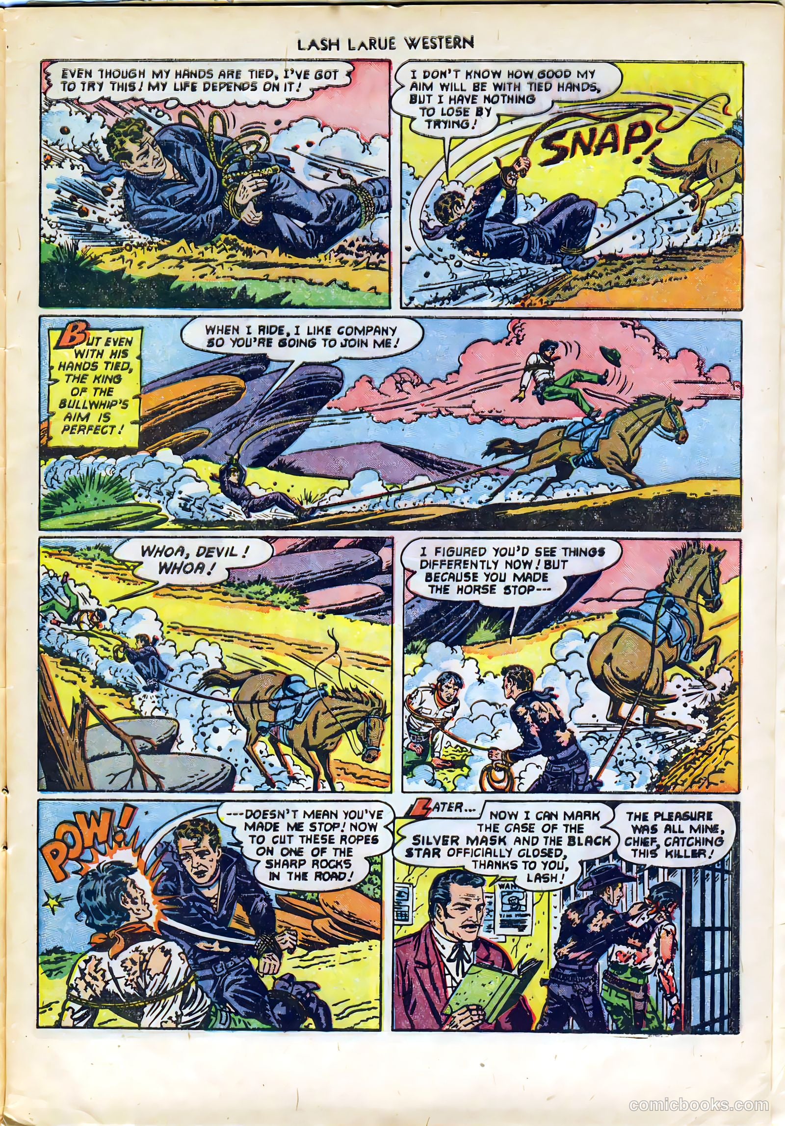 Lash LaRue Western #29 — page 9 of 36