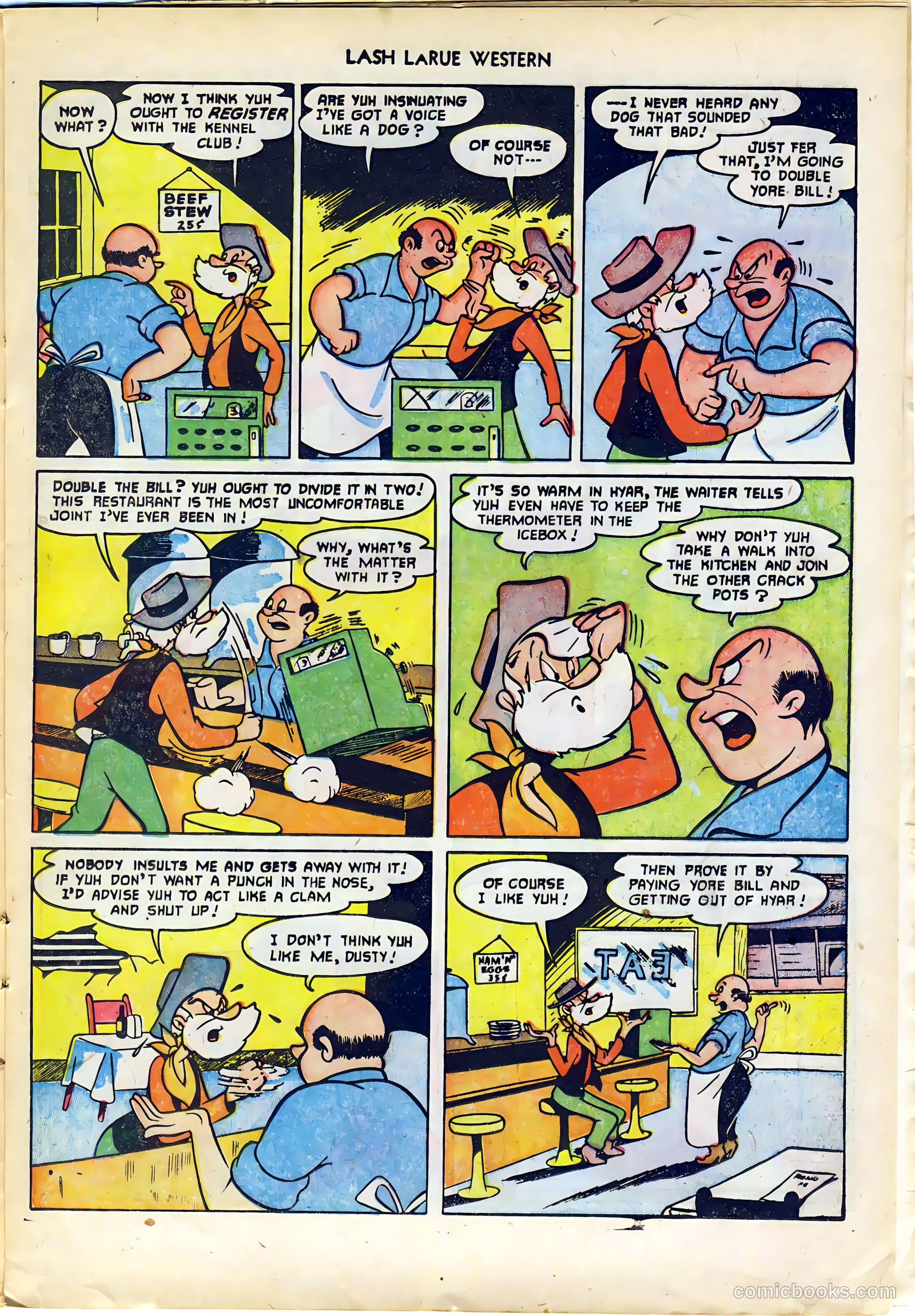 Lash LaRue Western #29 — page 15 of 36