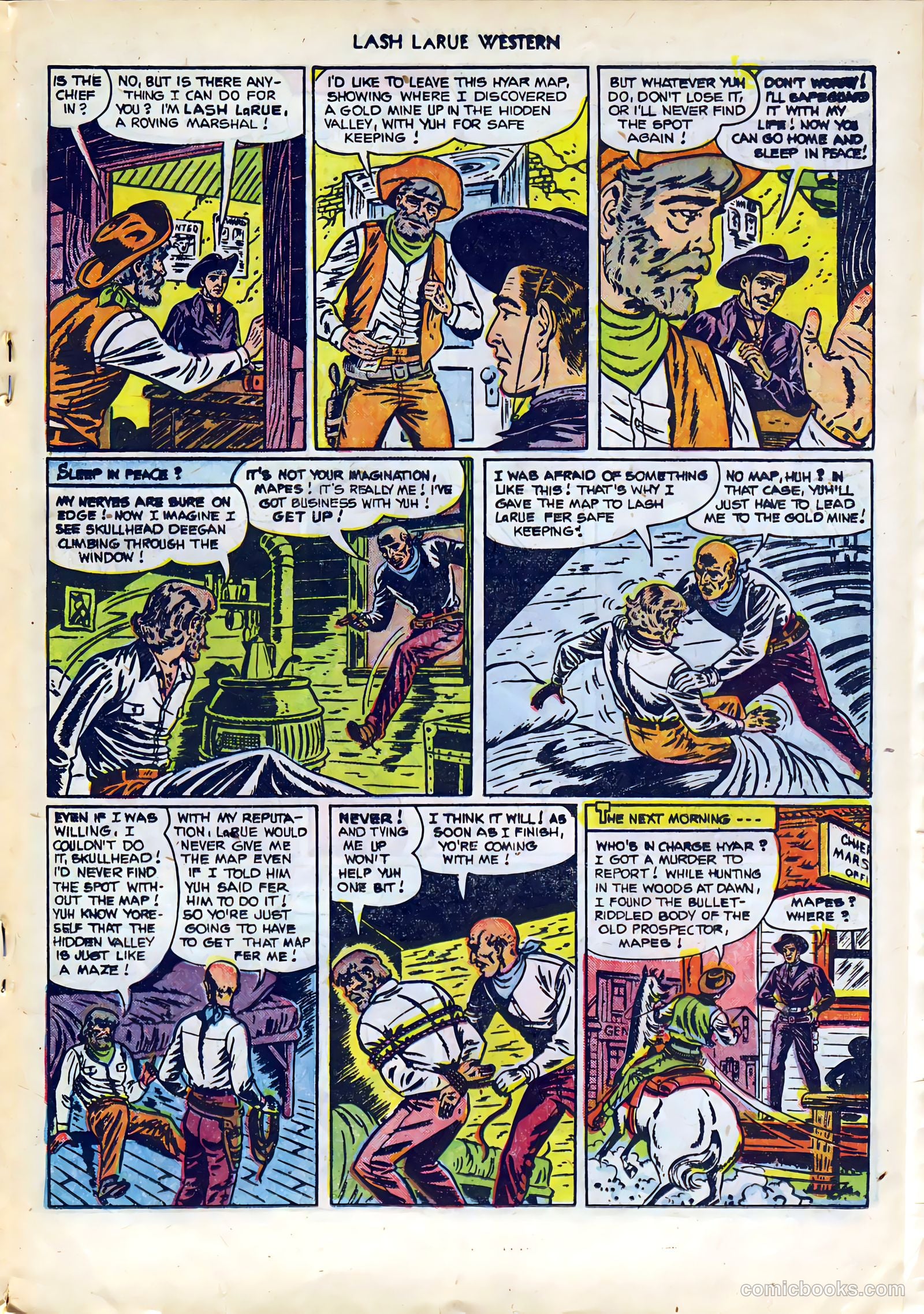 Lash LaRue Western #29 — page 19 of 36