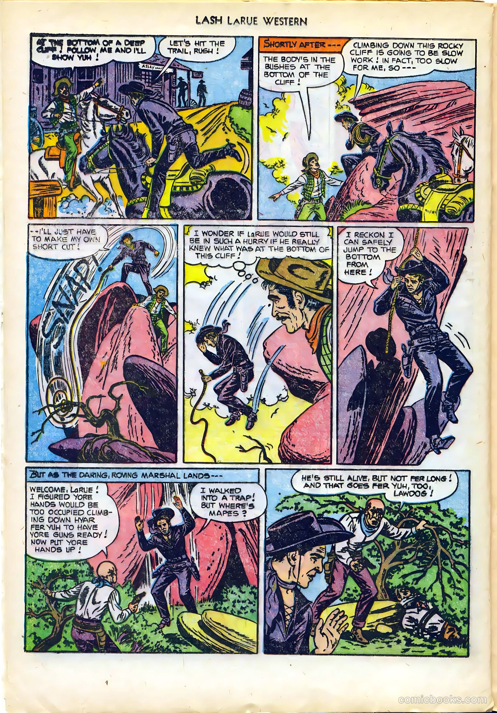 Lash LaRue Western #29 — page 20 of 36