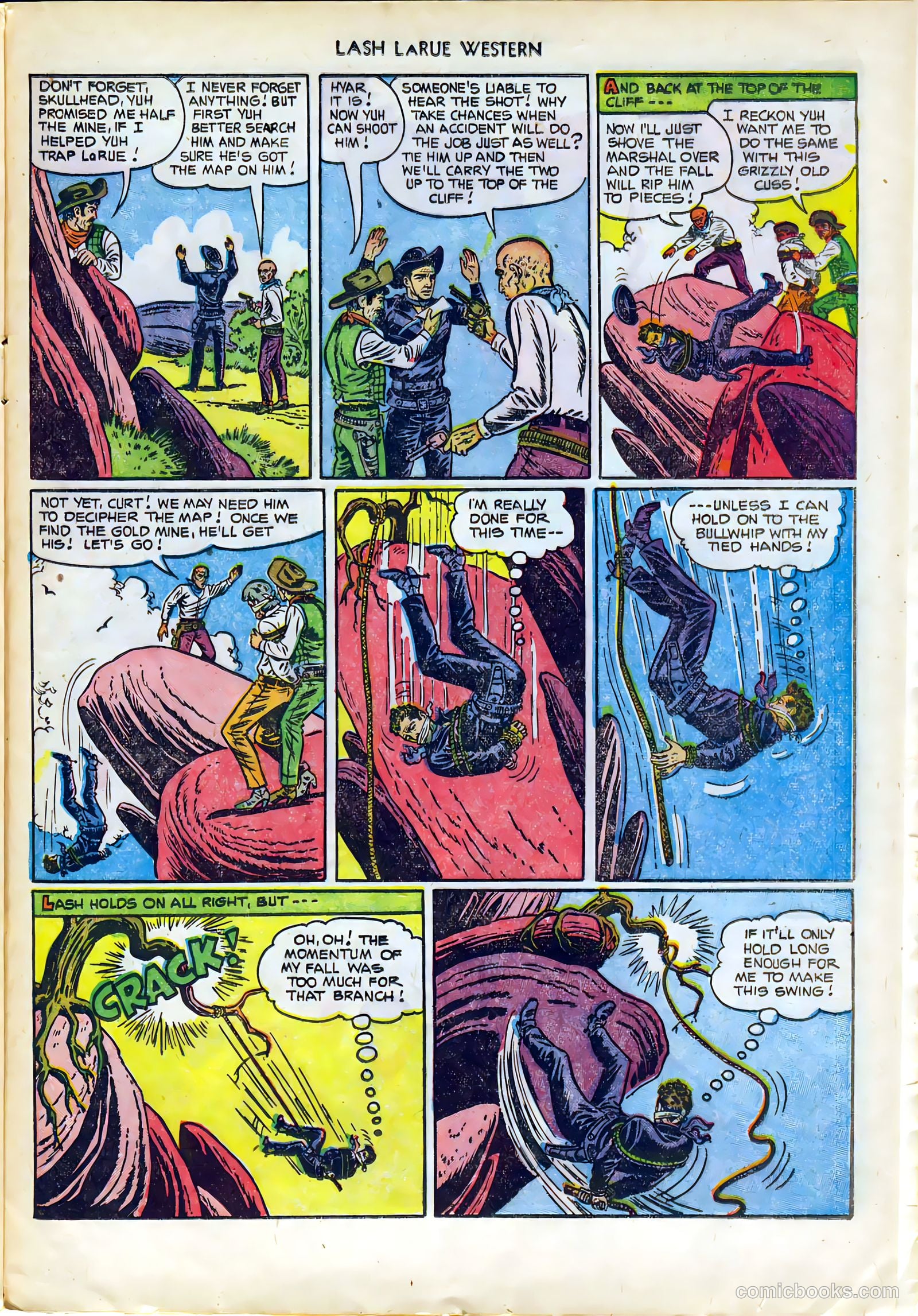 Lash LaRue Western #29 — page 21 of 36