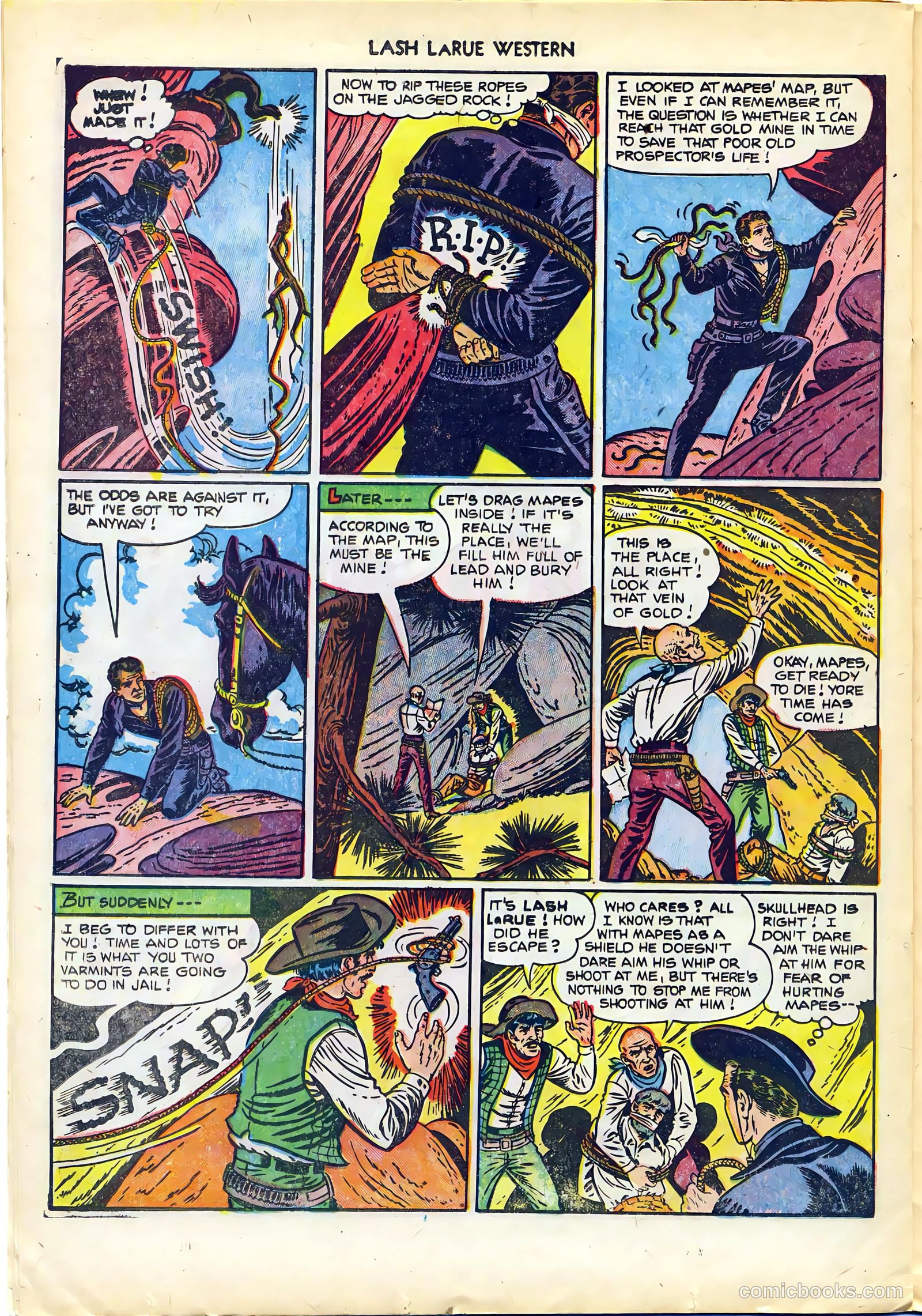 Lash LaRue Western #29 — page 22 of 36