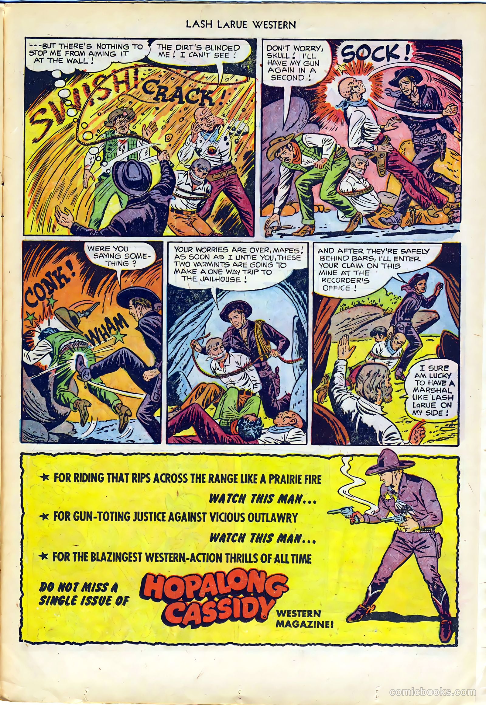 Lash LaRue Western #29 — page 23 of 36