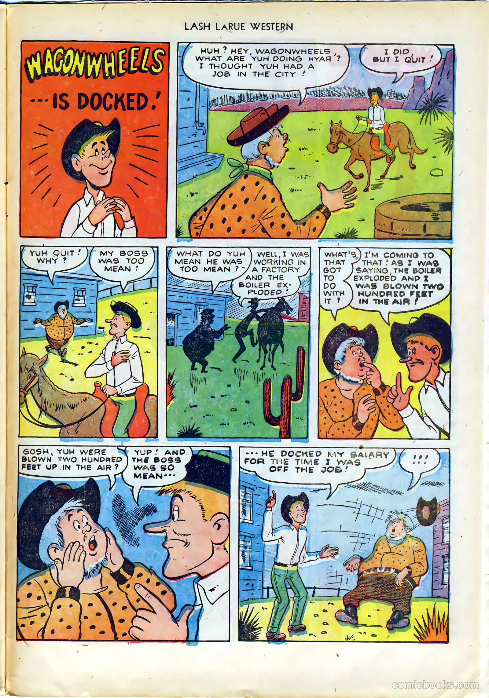 Lash LaRue Western #29 — page 27 of 36