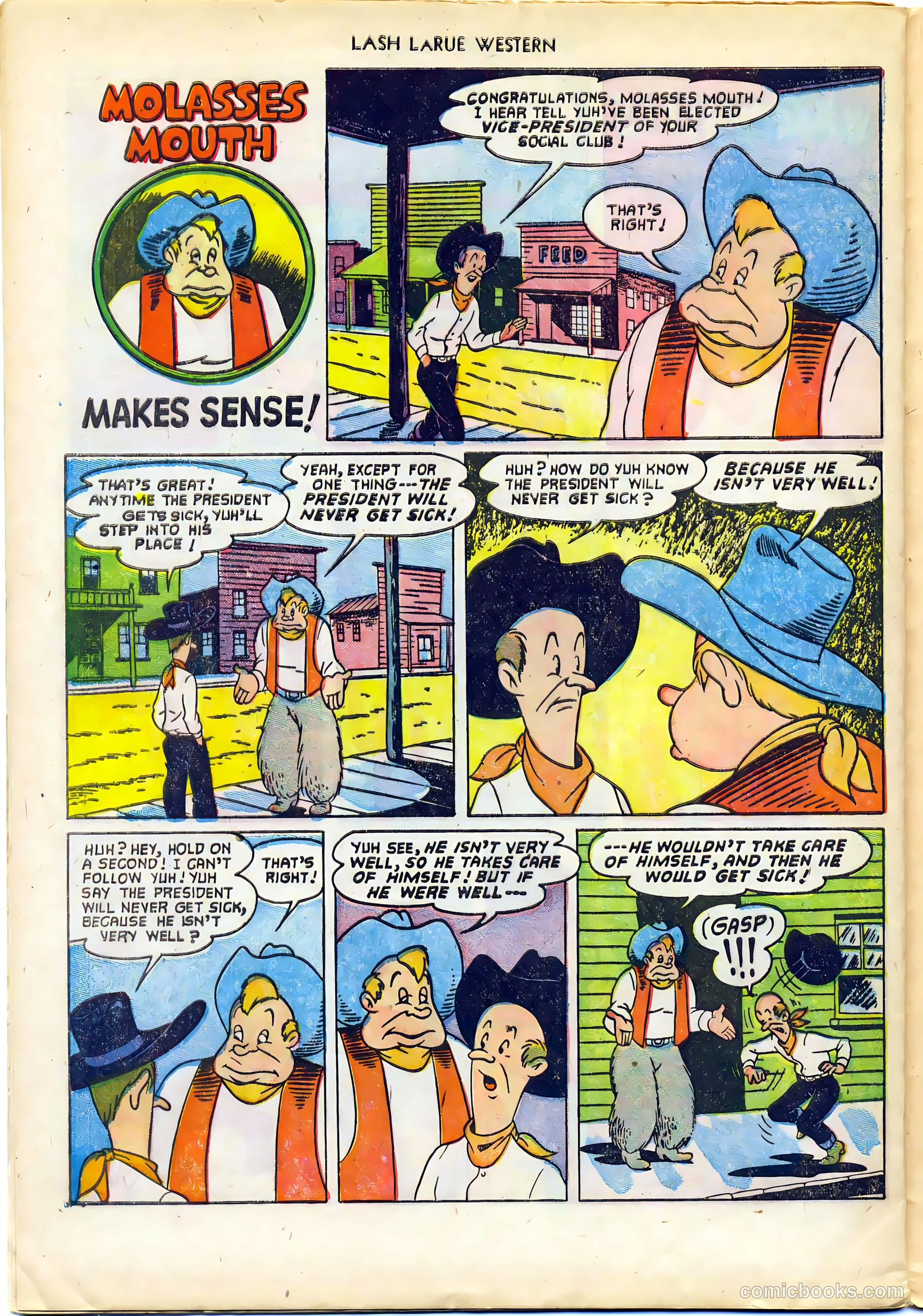 Lash LaRue Western #29 — page 28 of 36