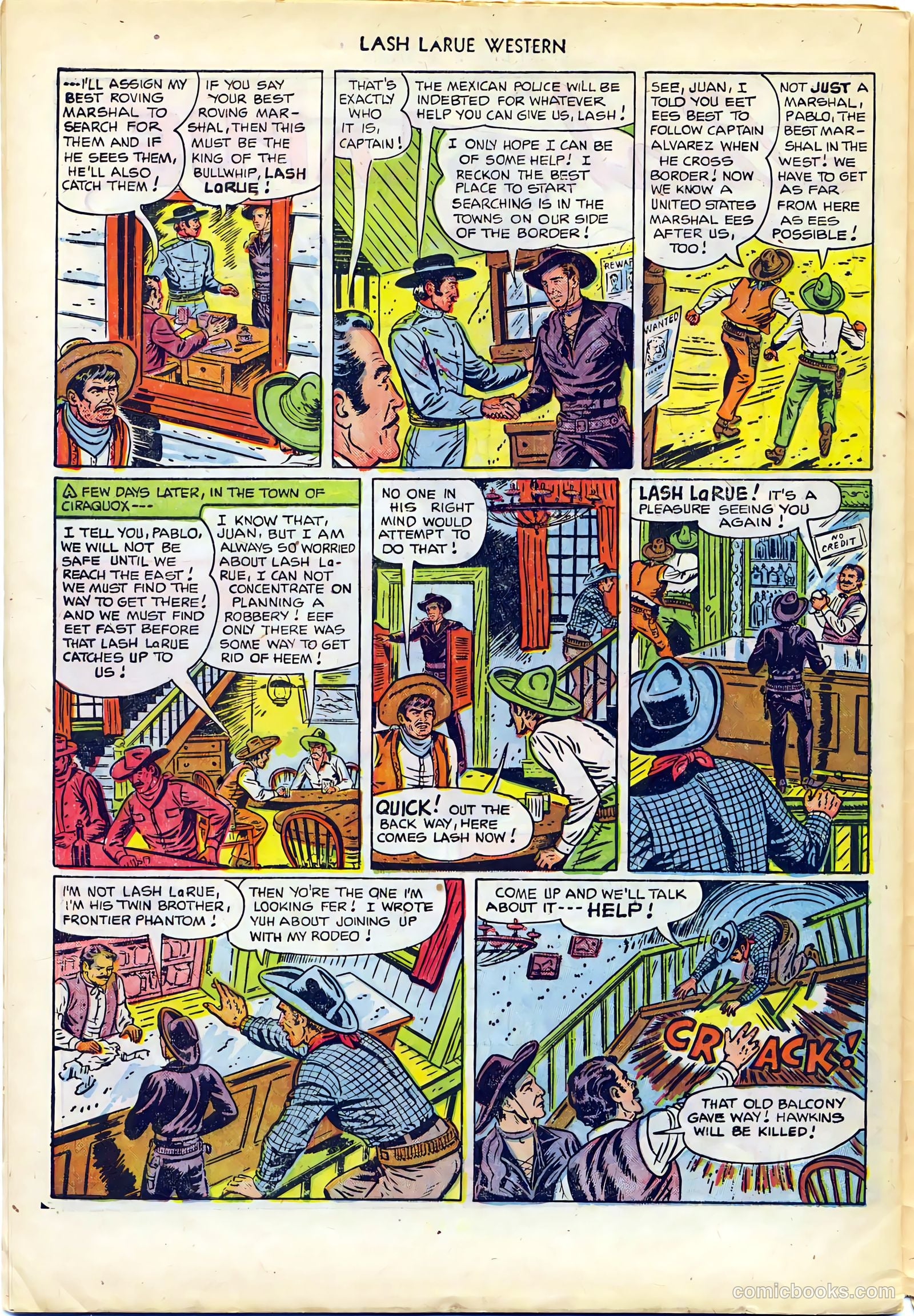 Lash LaRue Western #29 — page 30 of 36