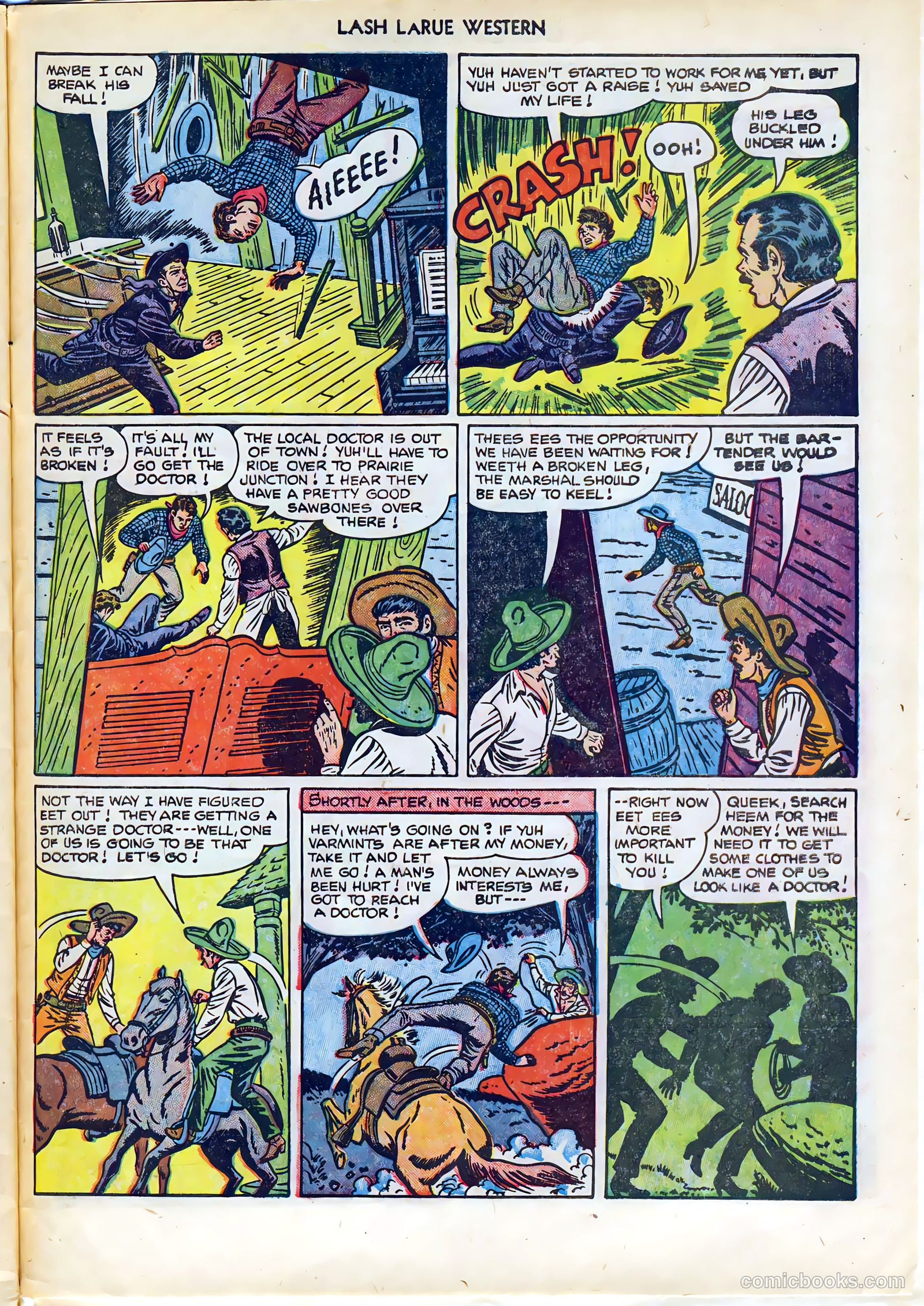 Lash LaRue Western #29 — page 31 of 36