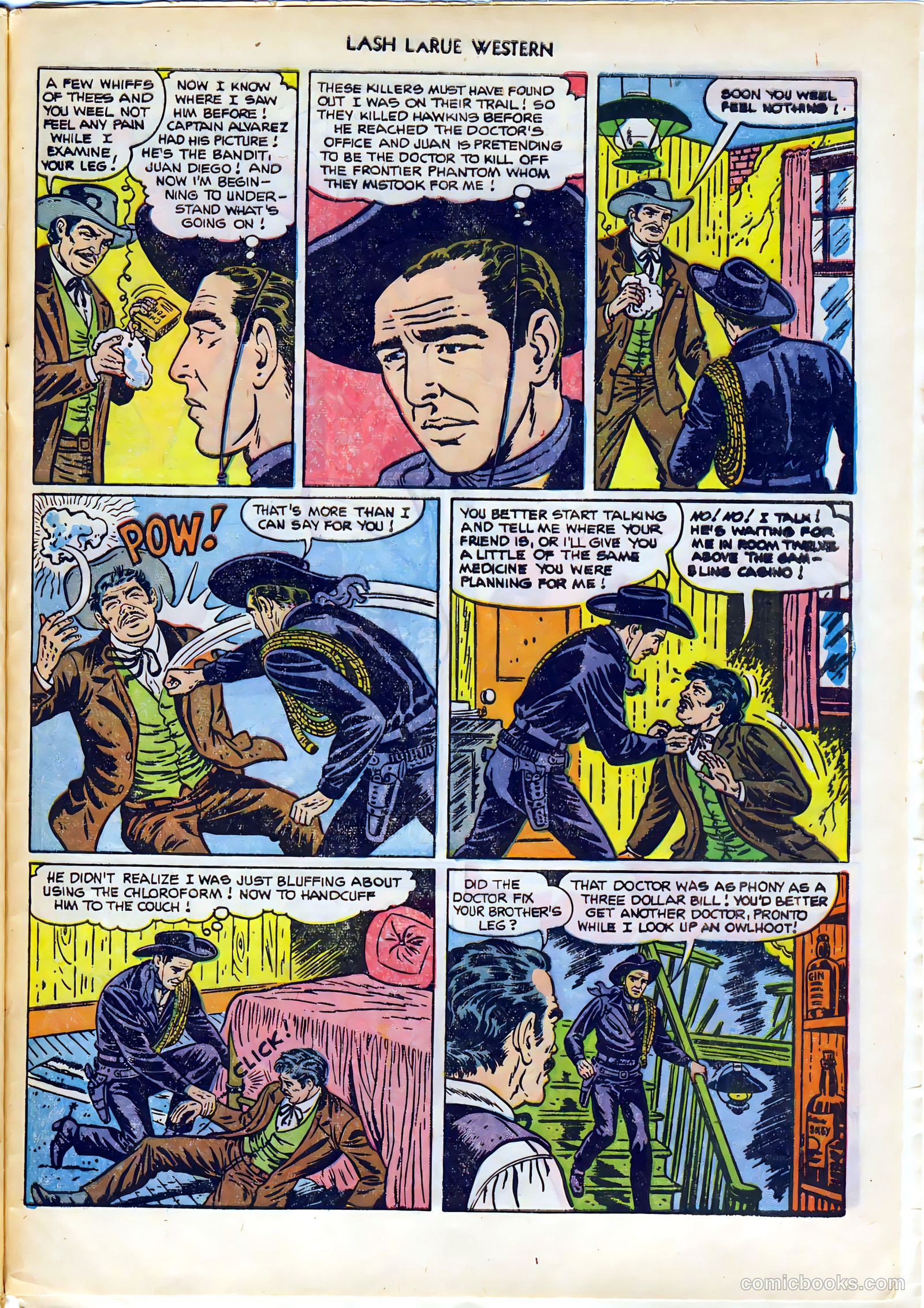 Lash LaRue Western #29 — page 33 of 36