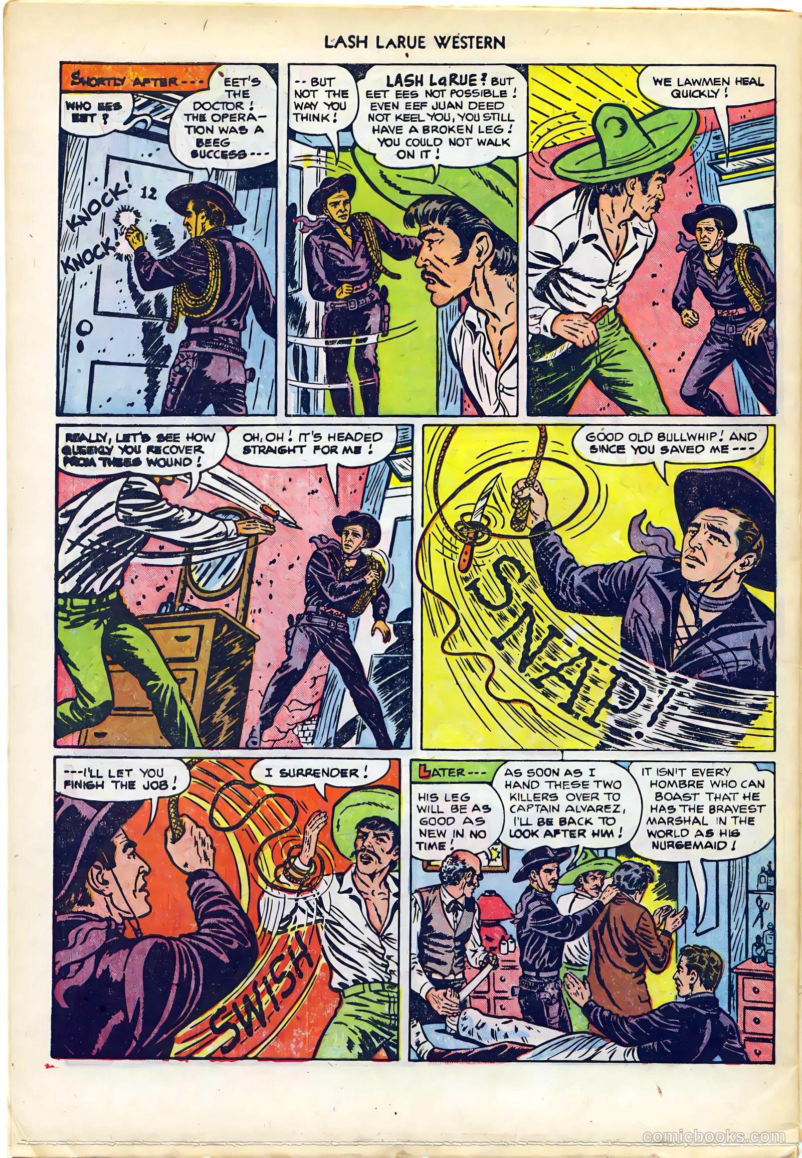 Lash LaRue Western #29 — page 34 of 36