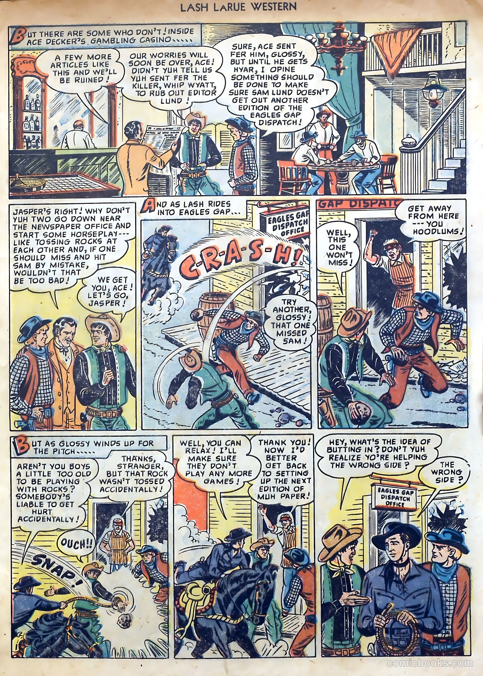 Lash LaRue Western #3 — page 5 of 36