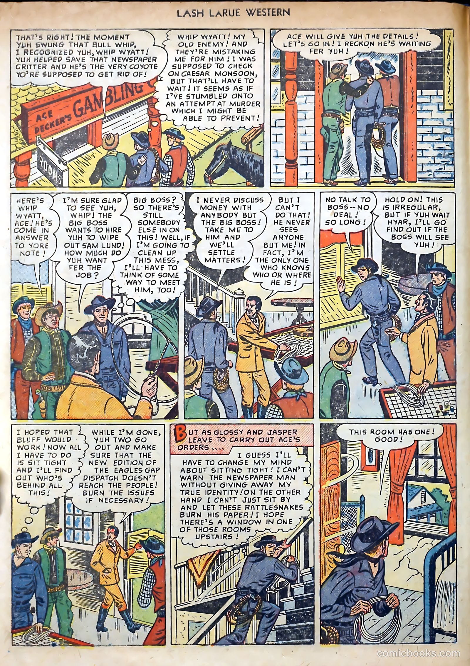 Lash LaRue Western #3 — page 6 of 36