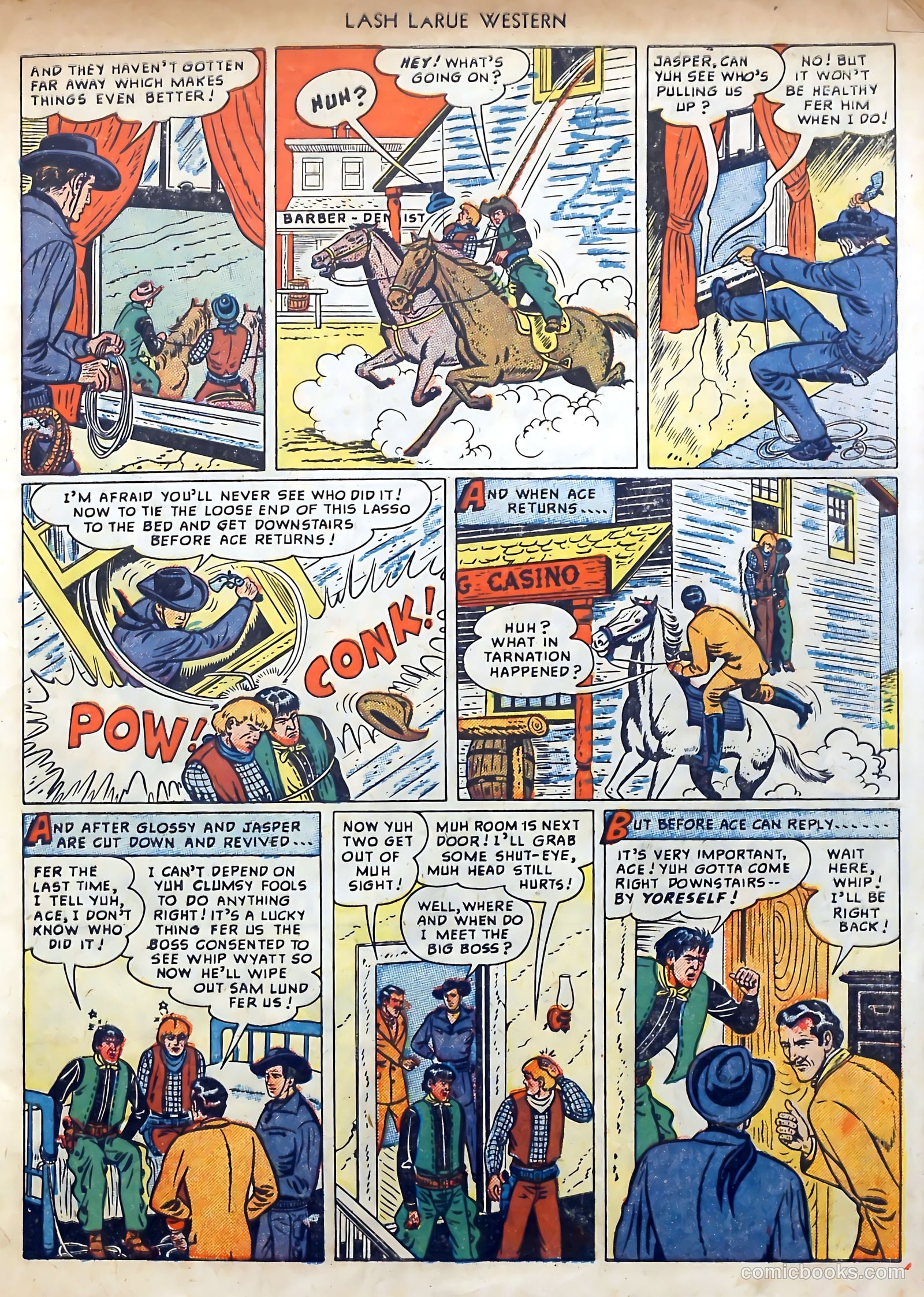 Lash LaRue Western #3 — page 7 of 36