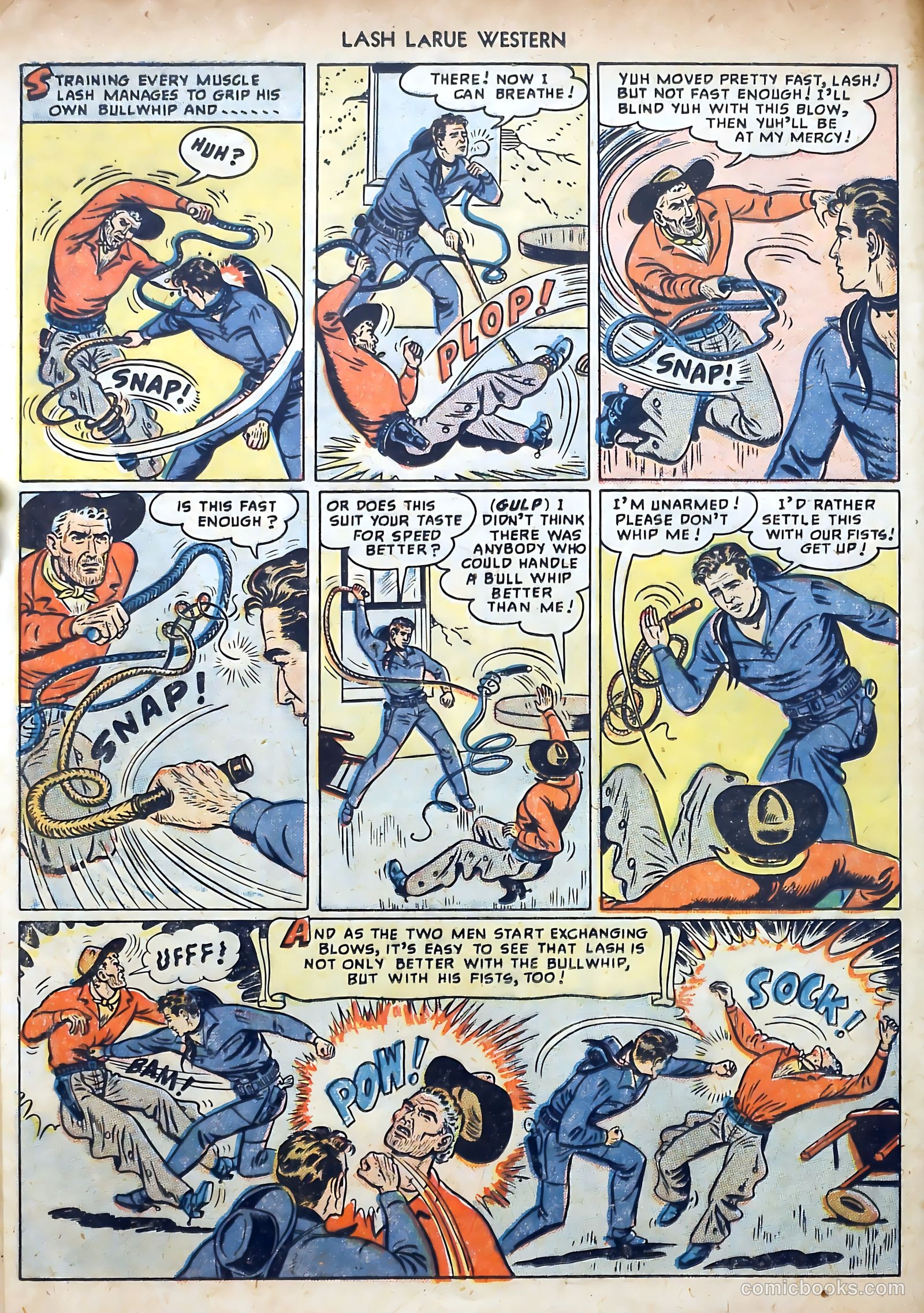 Lash LaRue Western #3 — page 12 of 36
