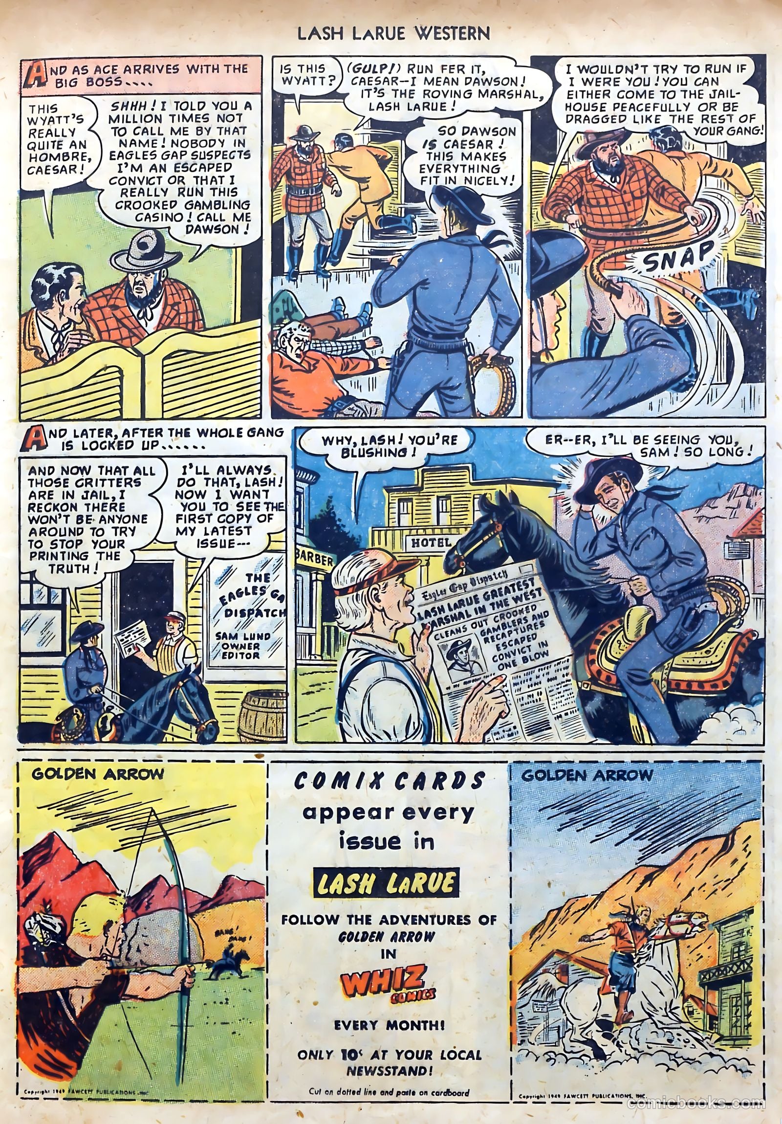 Lash LaRue Western #3 — page 13 of 36
