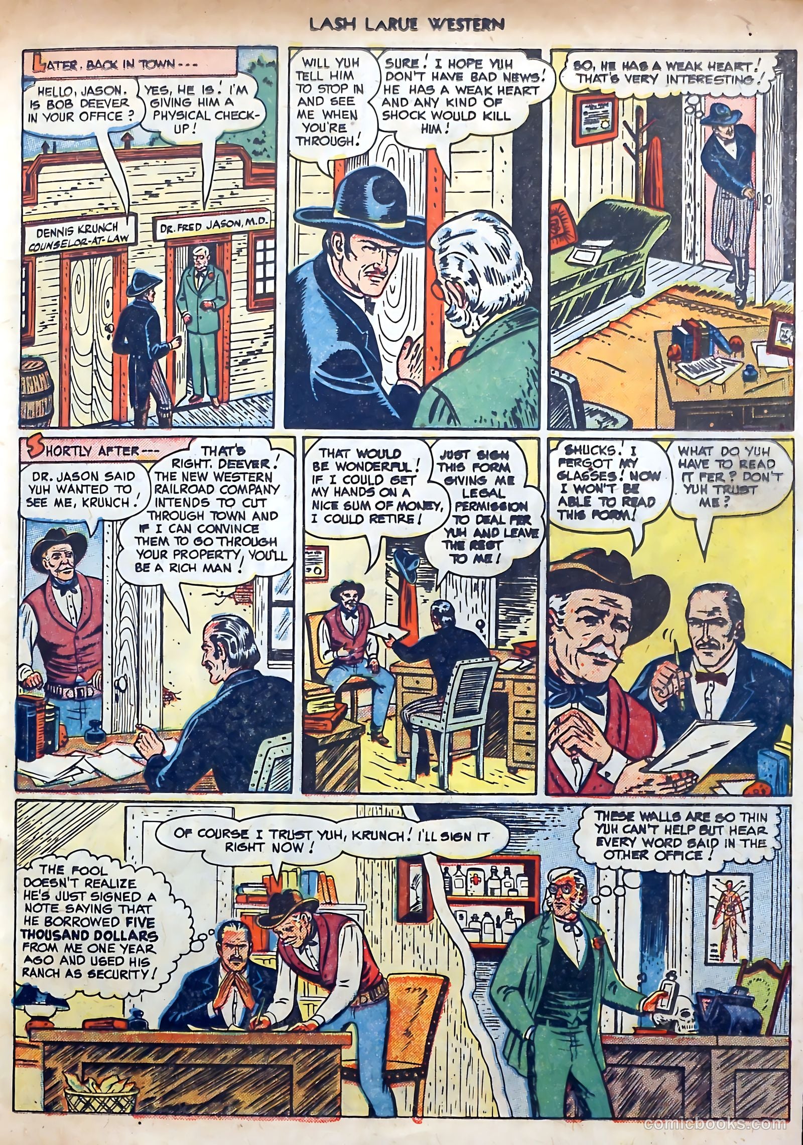 Lash LaRue Western #3 — page 15 of 36