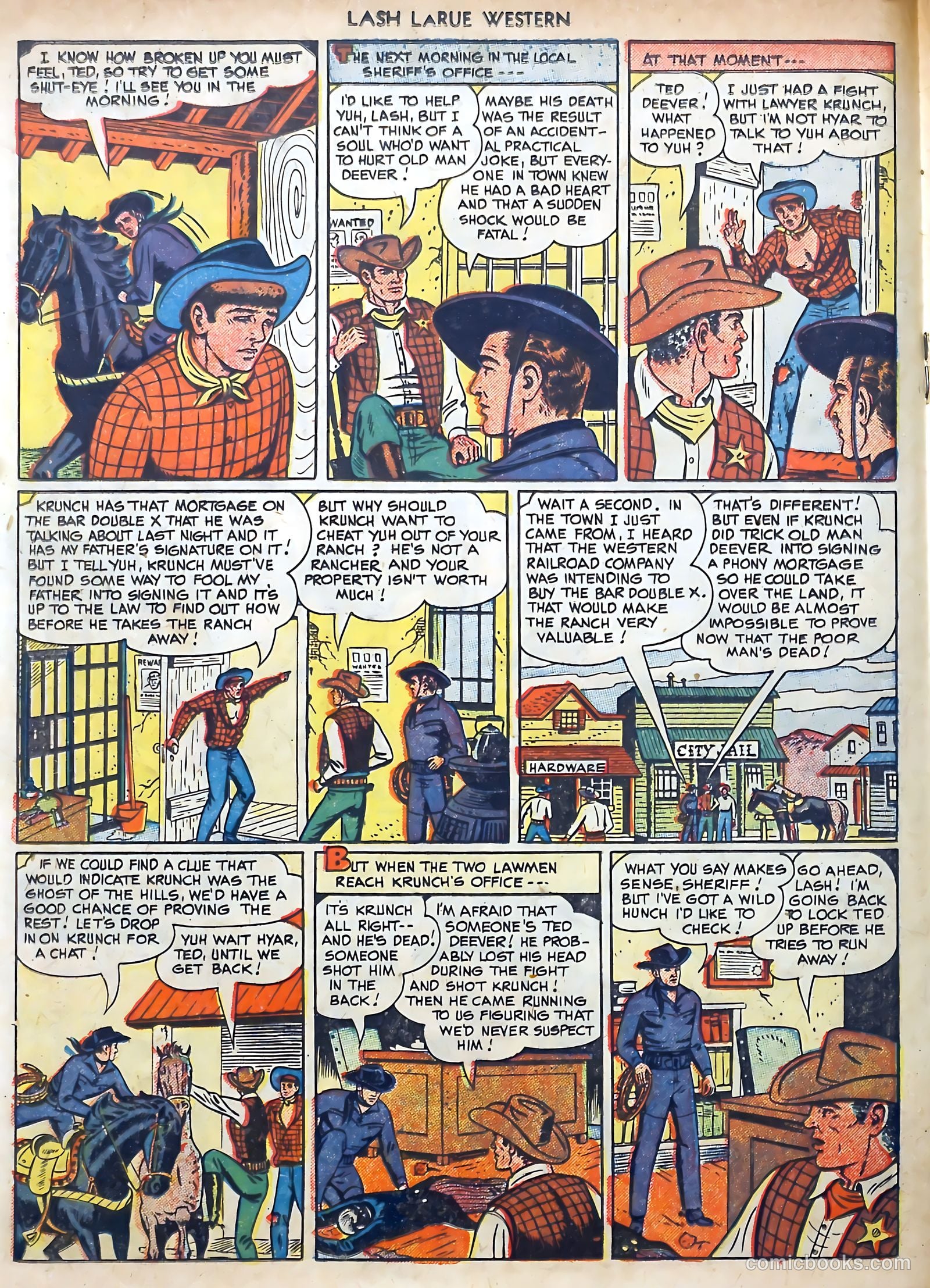 Lash LaRue Western #3 — page 18 of 36