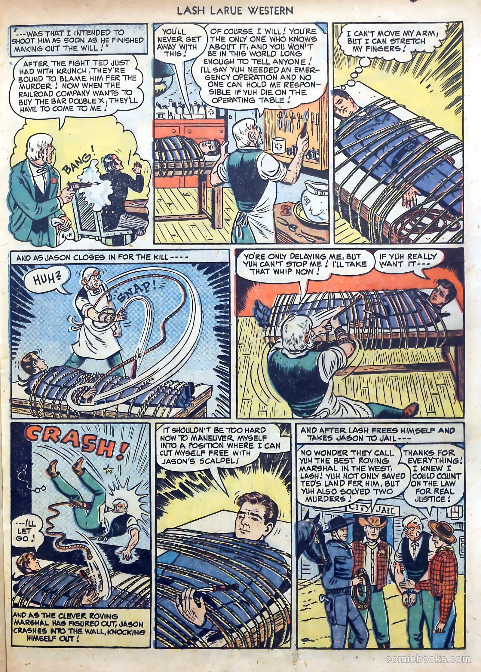 Lash LaRue Western #3 — page 21 of 36