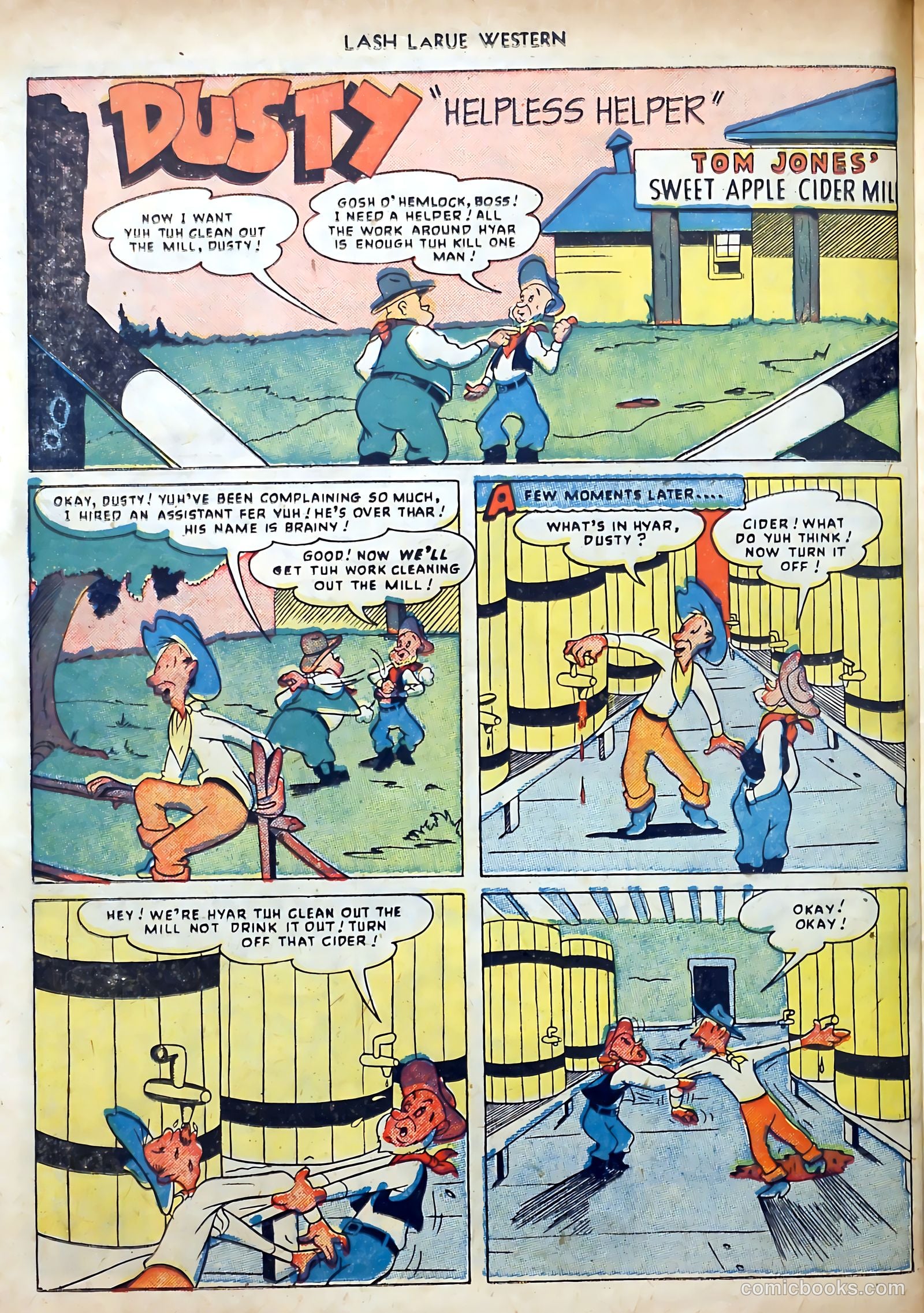 Lash LaRue Western #3 — page 22 of 36