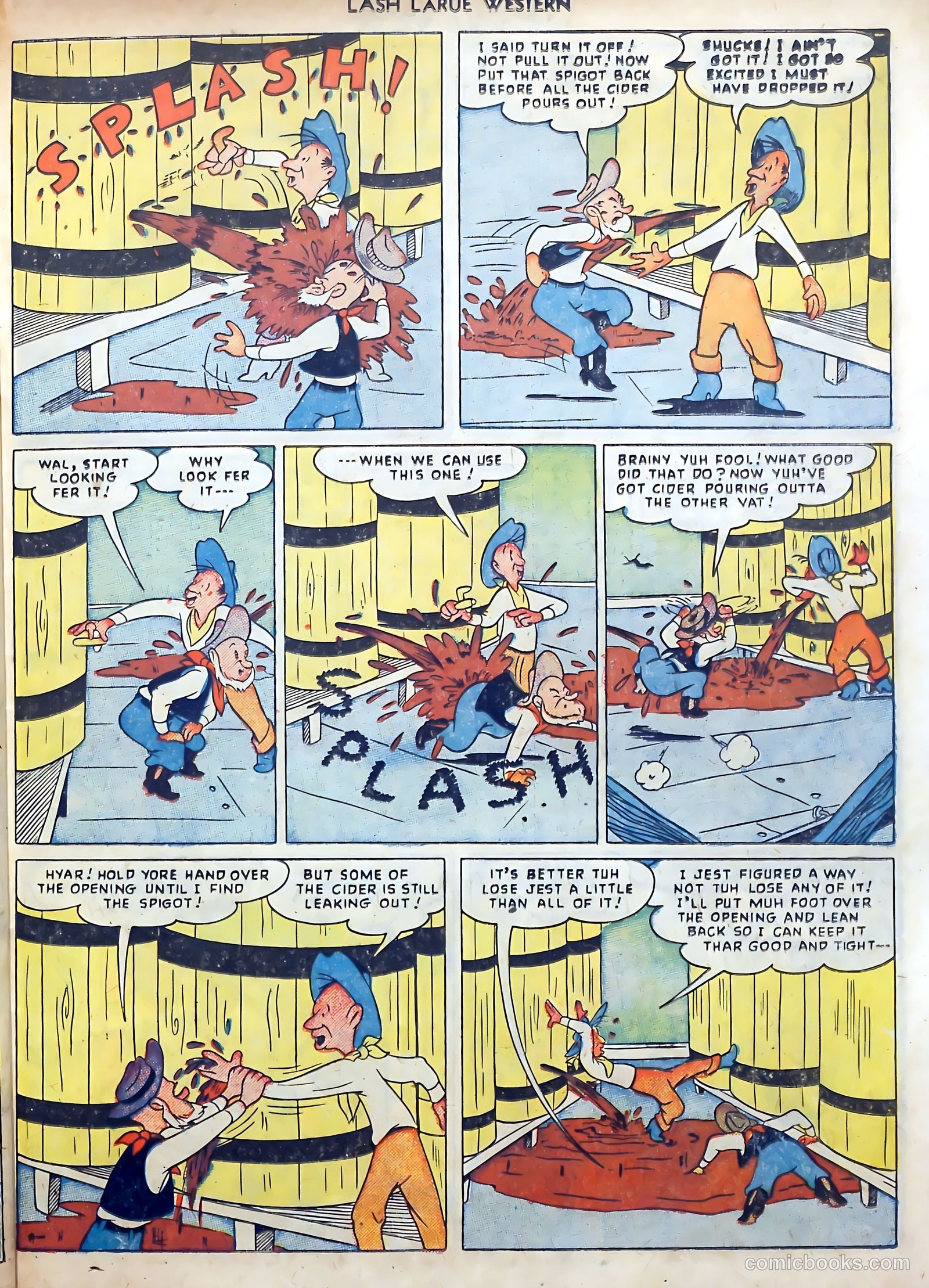 Lash LaRue Western #3 — page 23 of 36