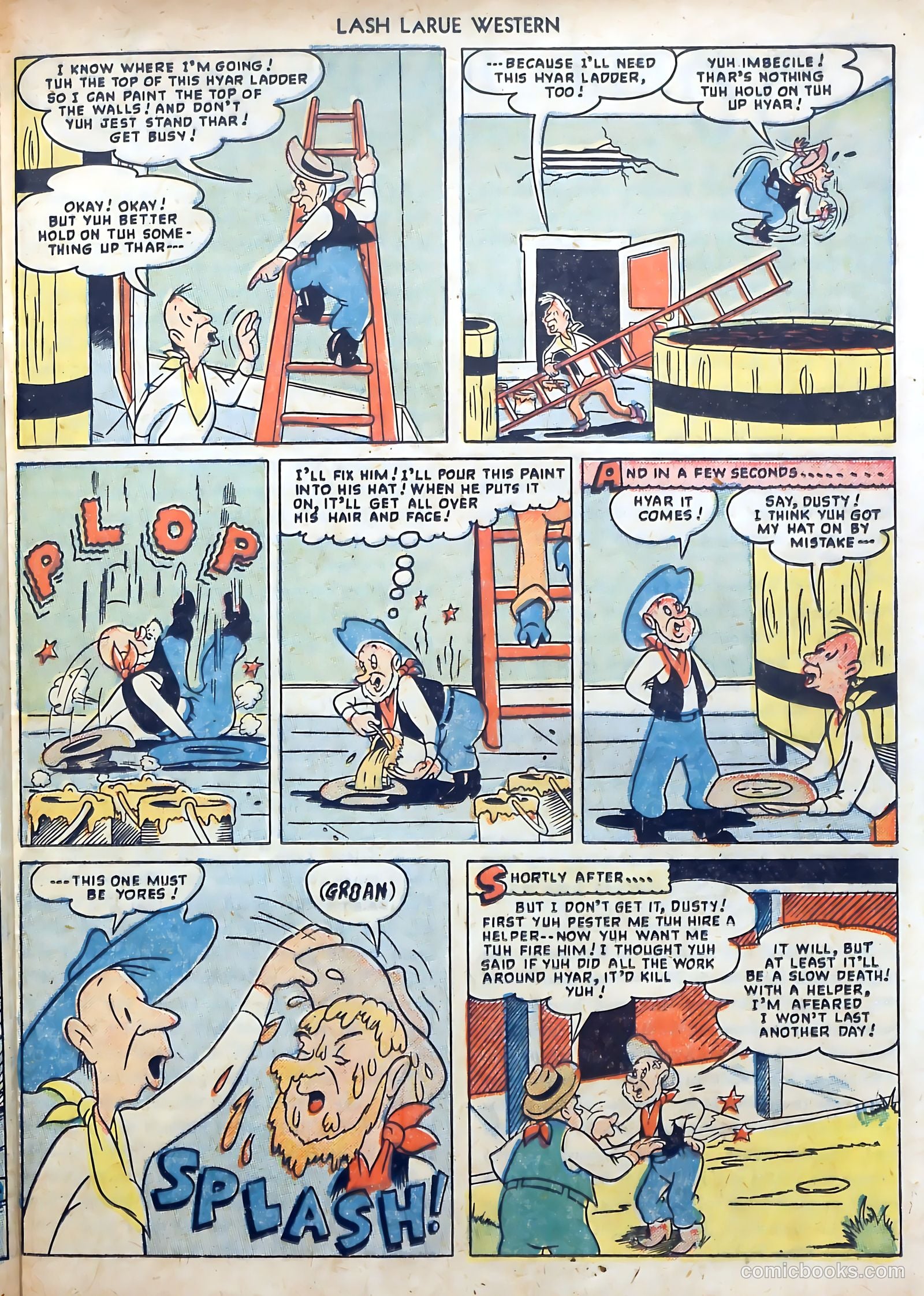 Lash LaRue Western #3 — page 25 of 36