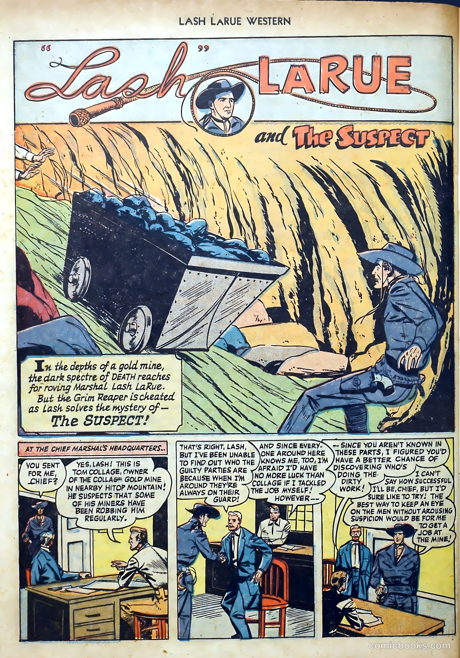 Lash LaRue Western #3 — page 28 of 36