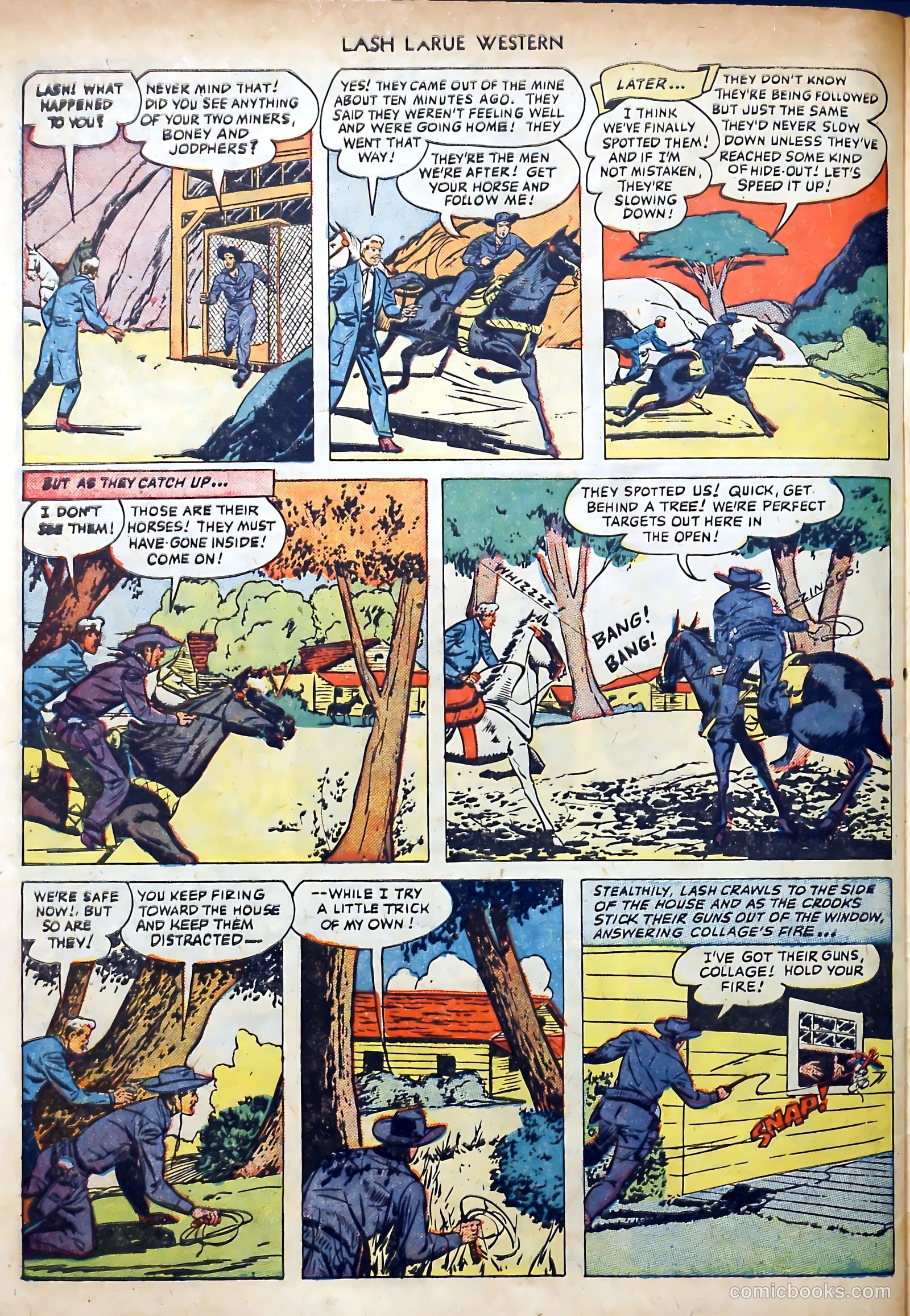 Lash LaRue Western #3 — page 30 of 36