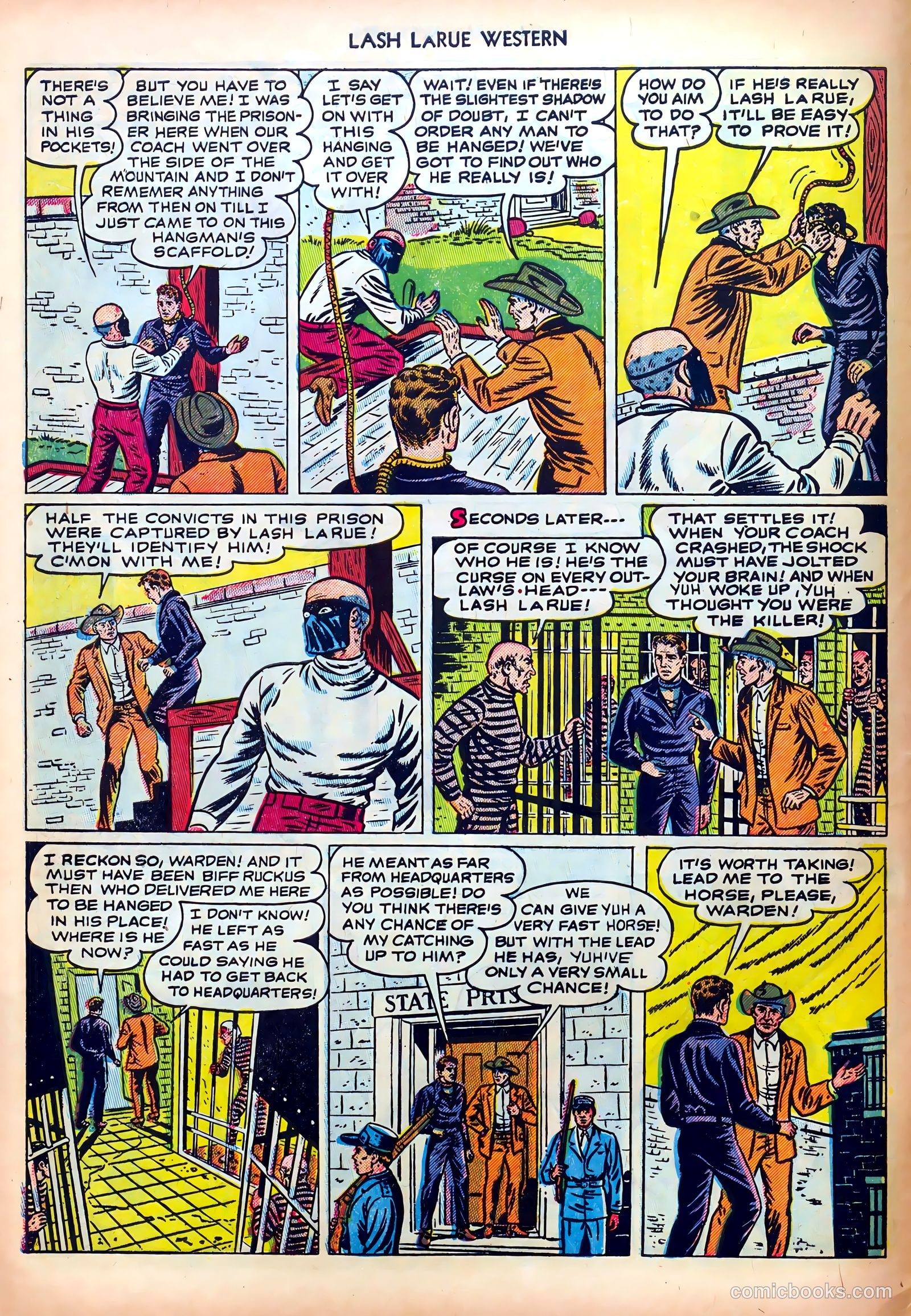 Lash LaRue Western #30 — page 8 of 36