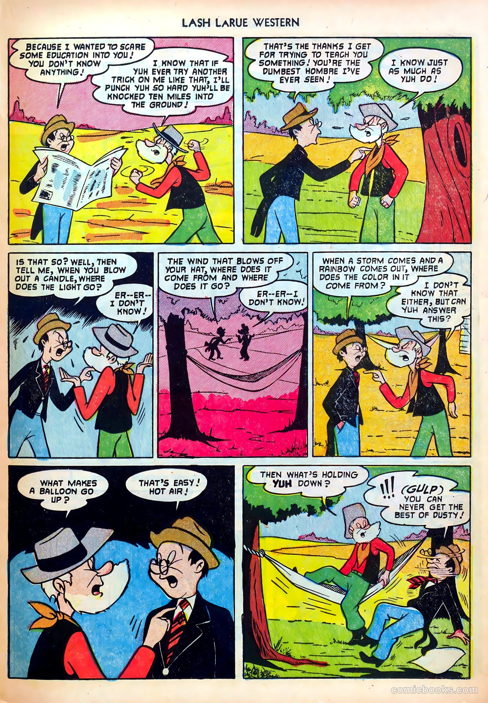 Lash LaRue Western #30 — page 17 of 36