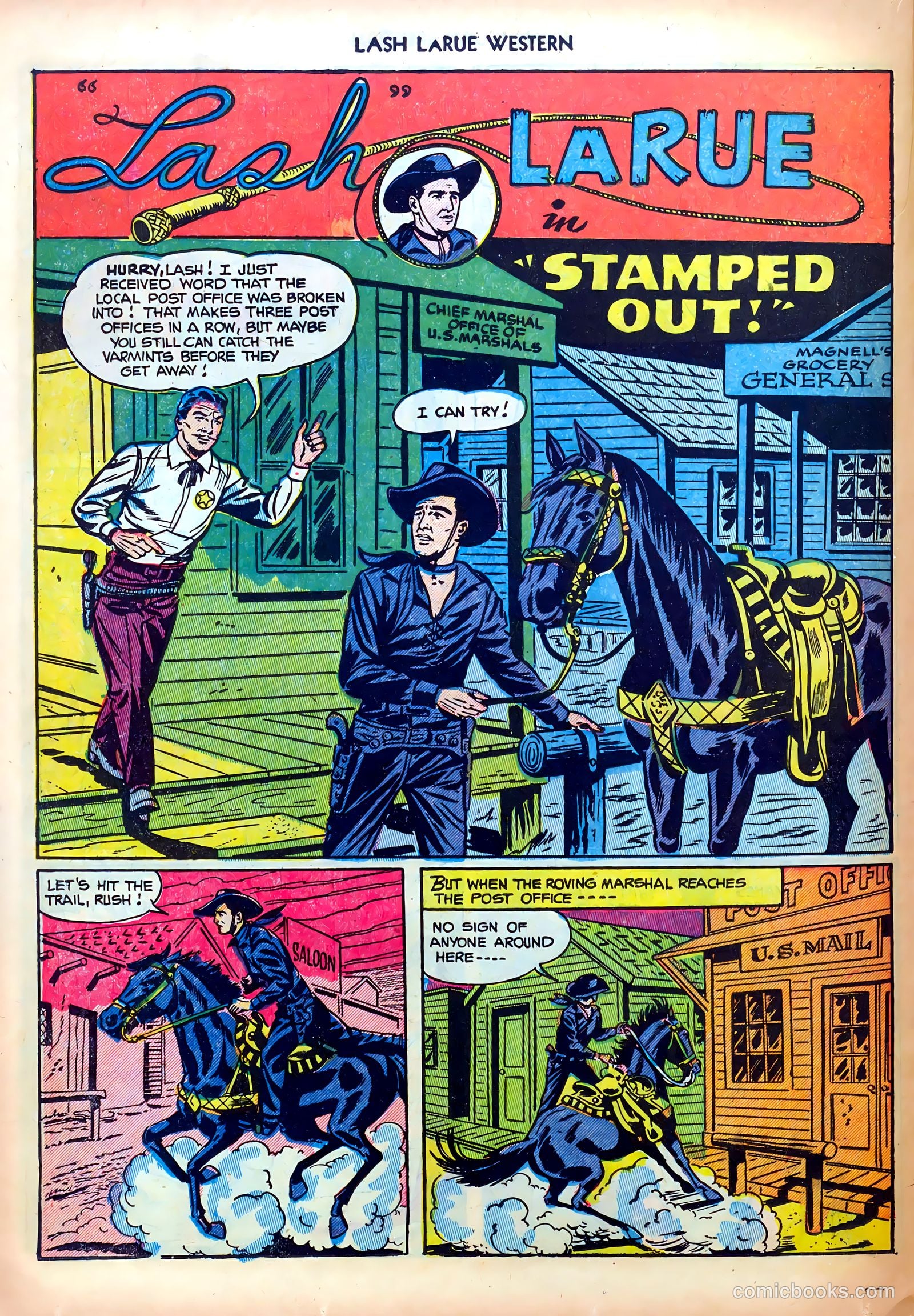 Lash LaRue Western #30 — page 18 of 36
