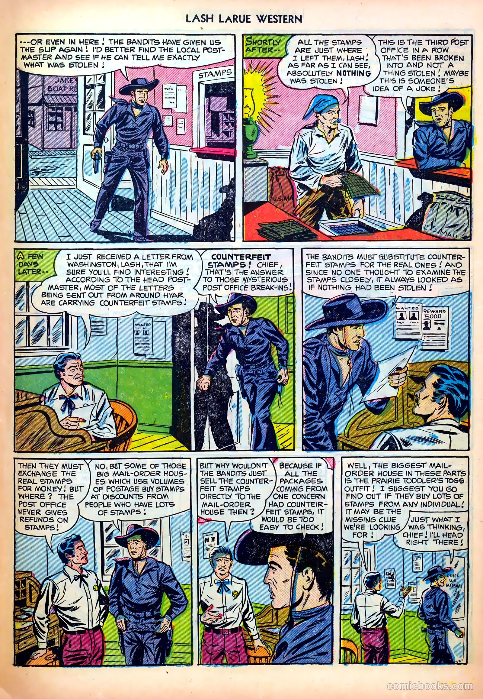 Lash LaRue Western #30 — page 19 of 36