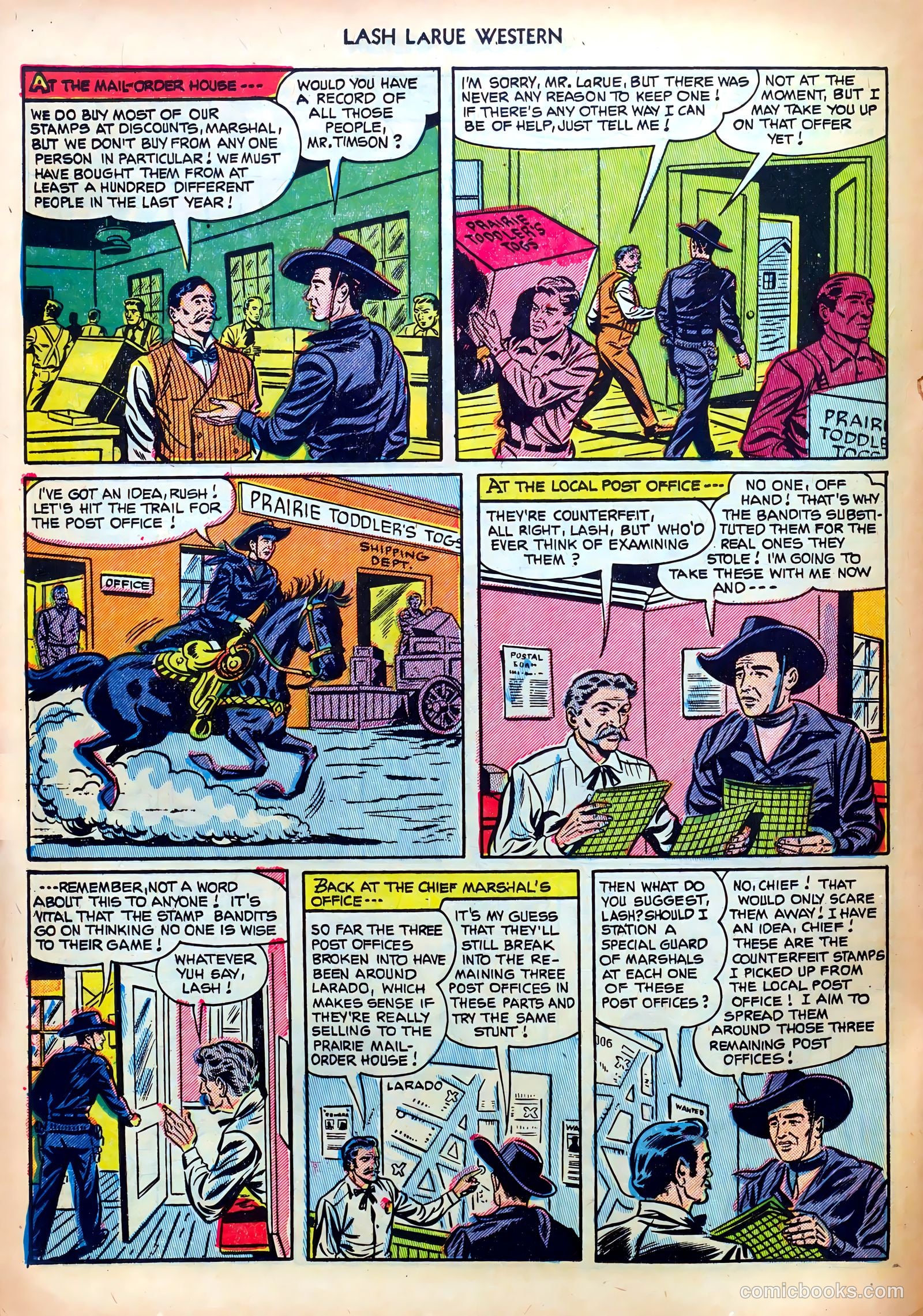 Lash LaRue Western #30 — page 20 of 36